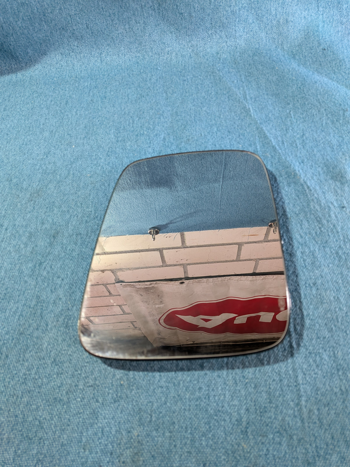 Spiegelglas rechts T4 Bus 701857522J NOS C10