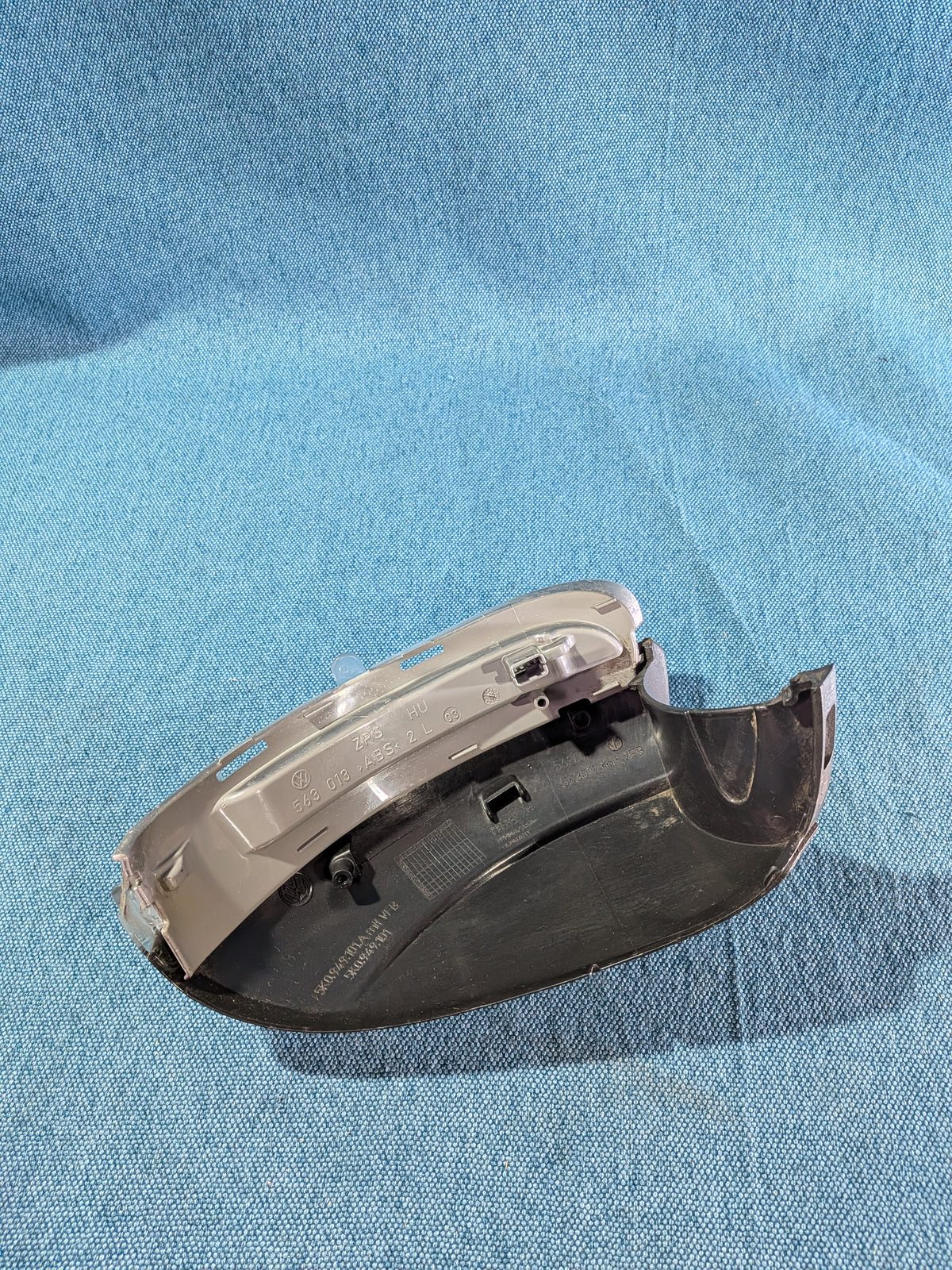 Abdeckung Spiegel mit Blinker weiß links Golf/6/Touran 1T1 5K0949101A Gebraucht C10