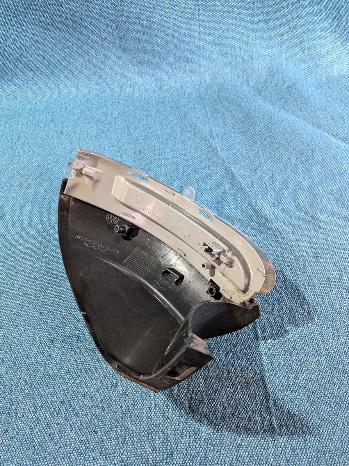 Abdeckung Spiegel mit Blinker weiß links Golf/6/Touran 1T1 5K0949101A Gebraucht C10