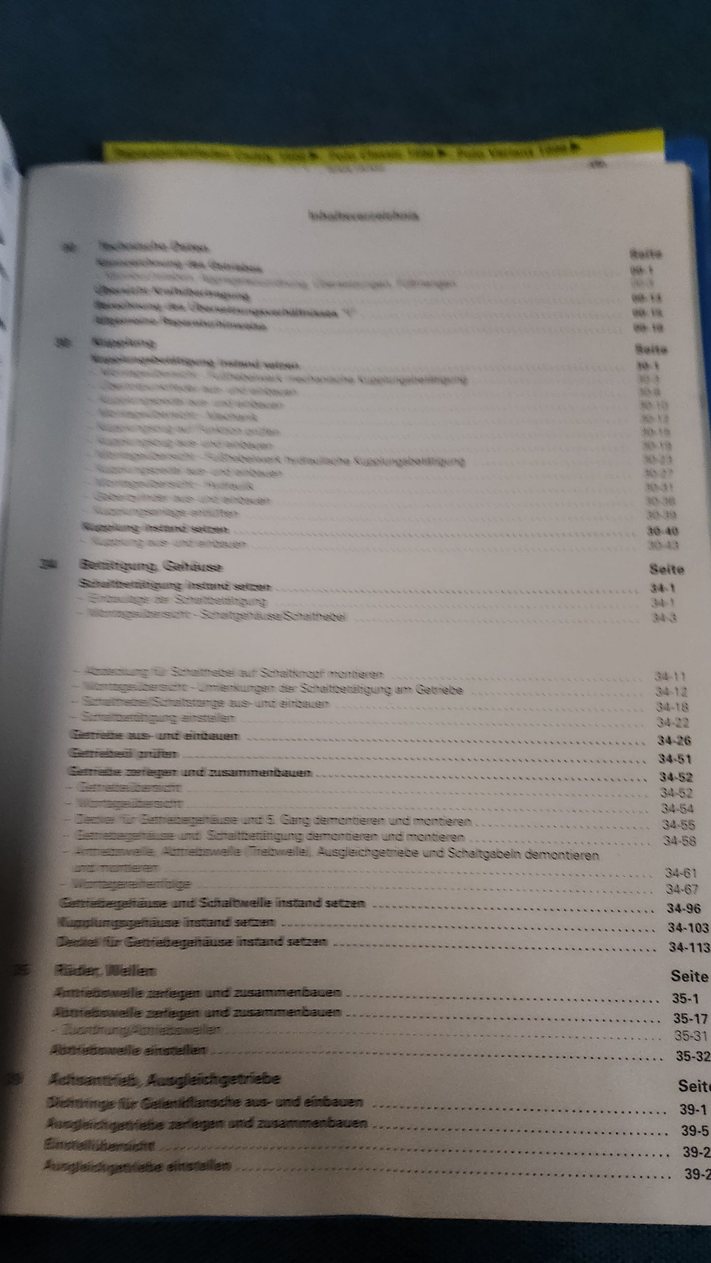 Caddy 9KV Polo 6N Variant 4 und 5 Gang Schaltgetriebe 020/02K