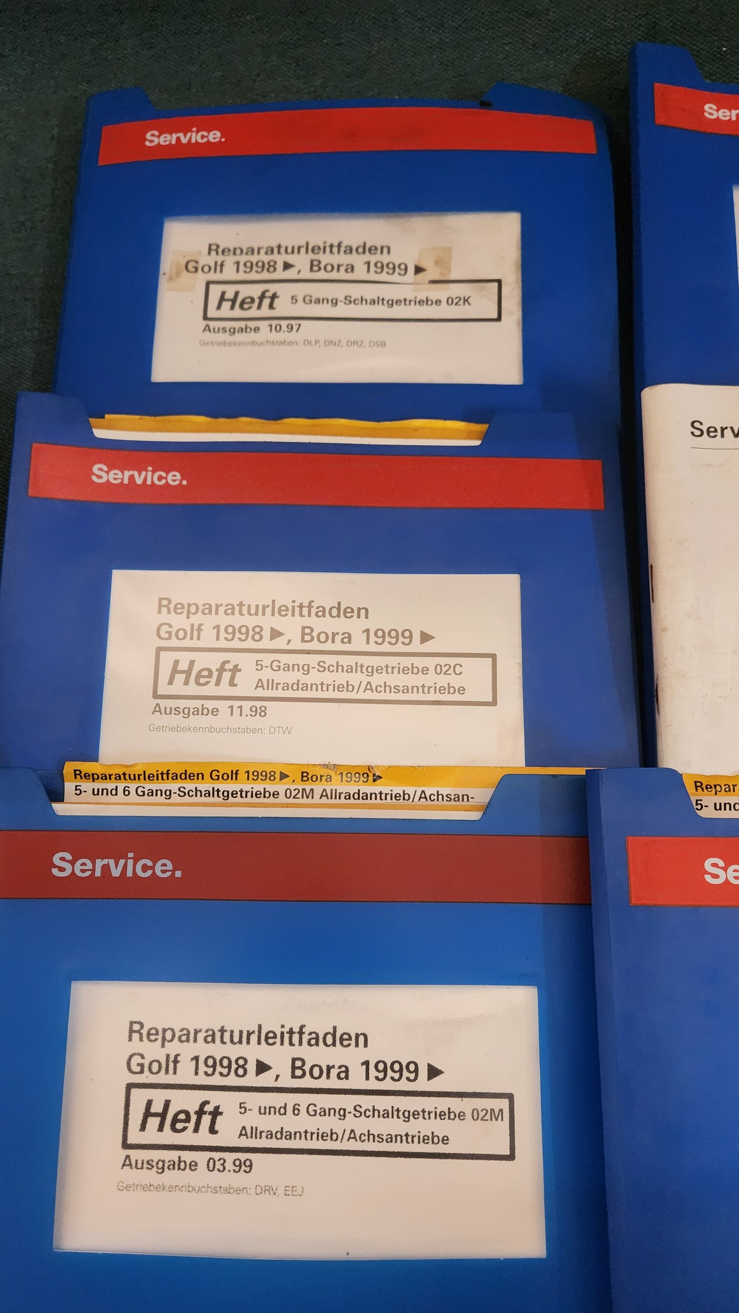 Golf 4 Bora Reparaturleitfaden Werkstattbuch Getriebe