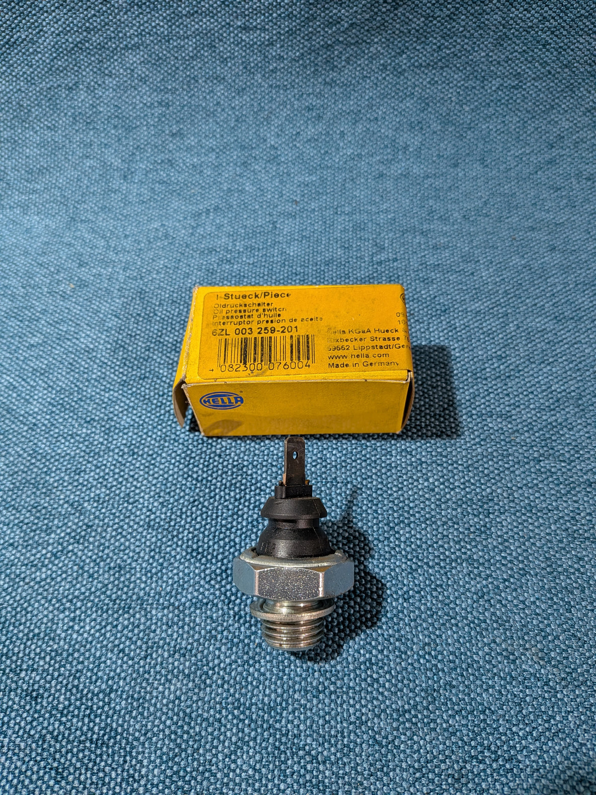 Oil Pressure Switch Hella Fiat/124/125/126/127/128/131/132/Argenta/Croma/Ducato/Panda/Ritmo/Tipo/Uno/Lancia Beta 6ZL003259201 NOS/New A22