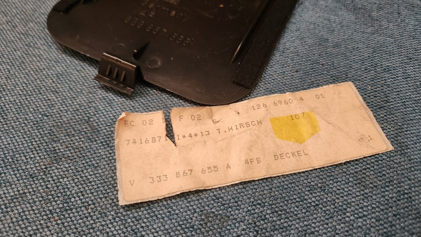 Passat B3 B4 35I trunk lining, trunk cover 333867655 Nos A3