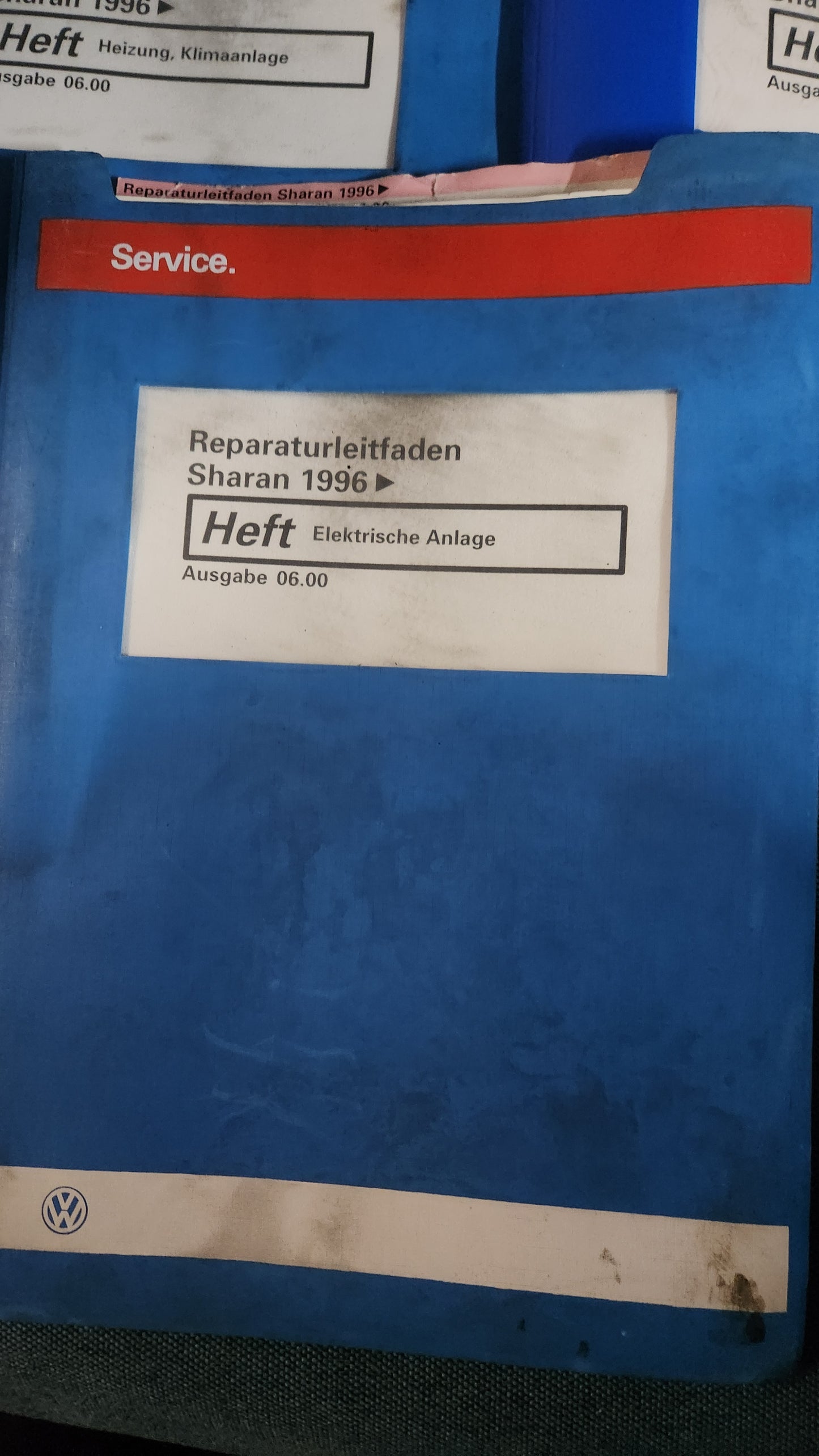 Sharan Reparaturleitfaden Werkstattbuch