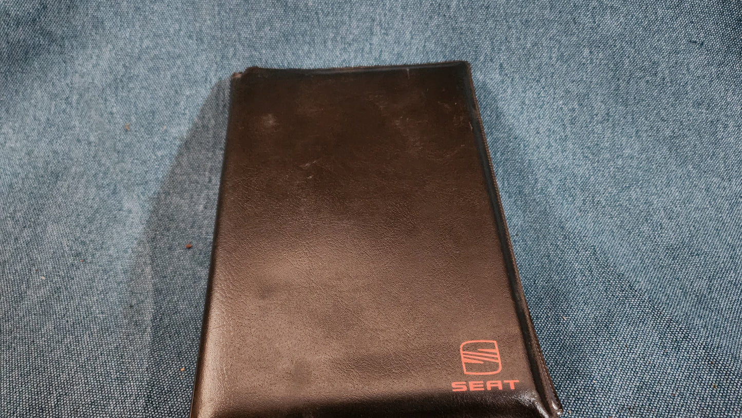 Seat Ibiza Bordbuch Bordmappe Service Heft Gebraucht D7