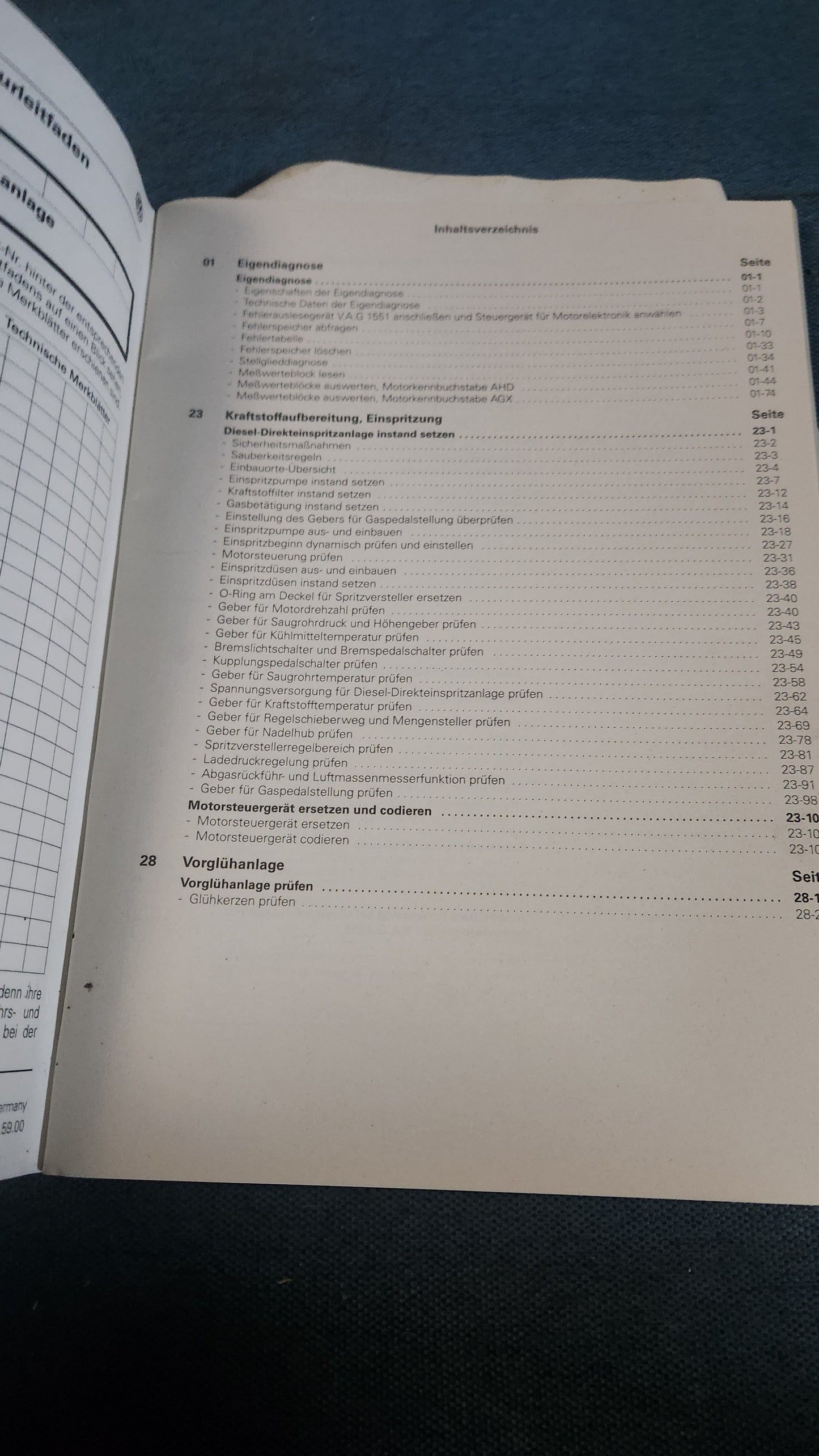 LT 2 D AGX AHD Motor Reparaturleitfaden Werkstattbuch