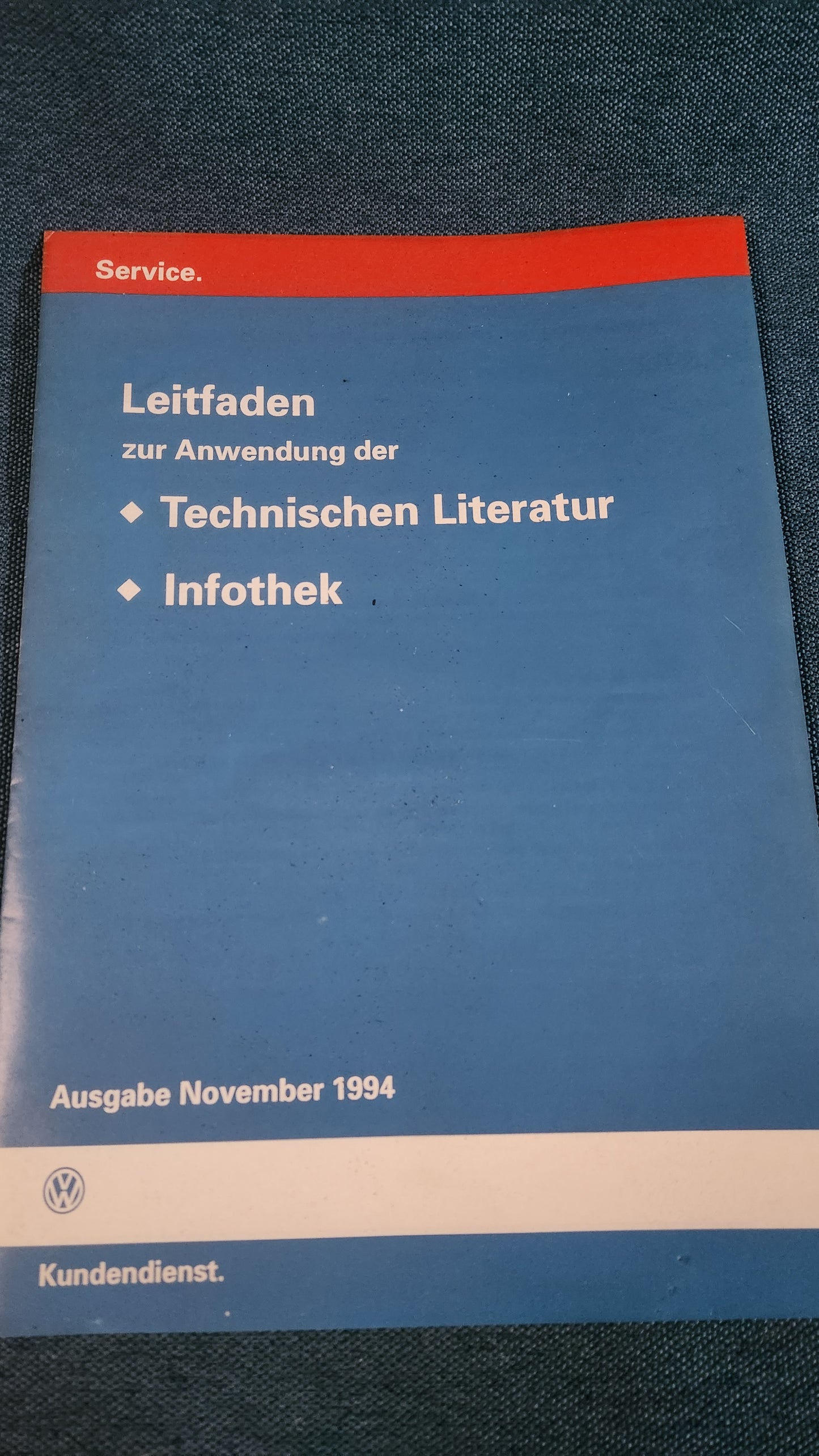 Repair manual, workshop manual