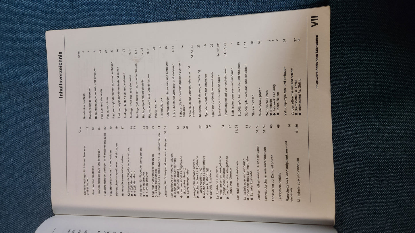 Audi 80 B2 Typ 81/85 Coupe Fahrwerk Reparaturleitfaden Werkstattbuch