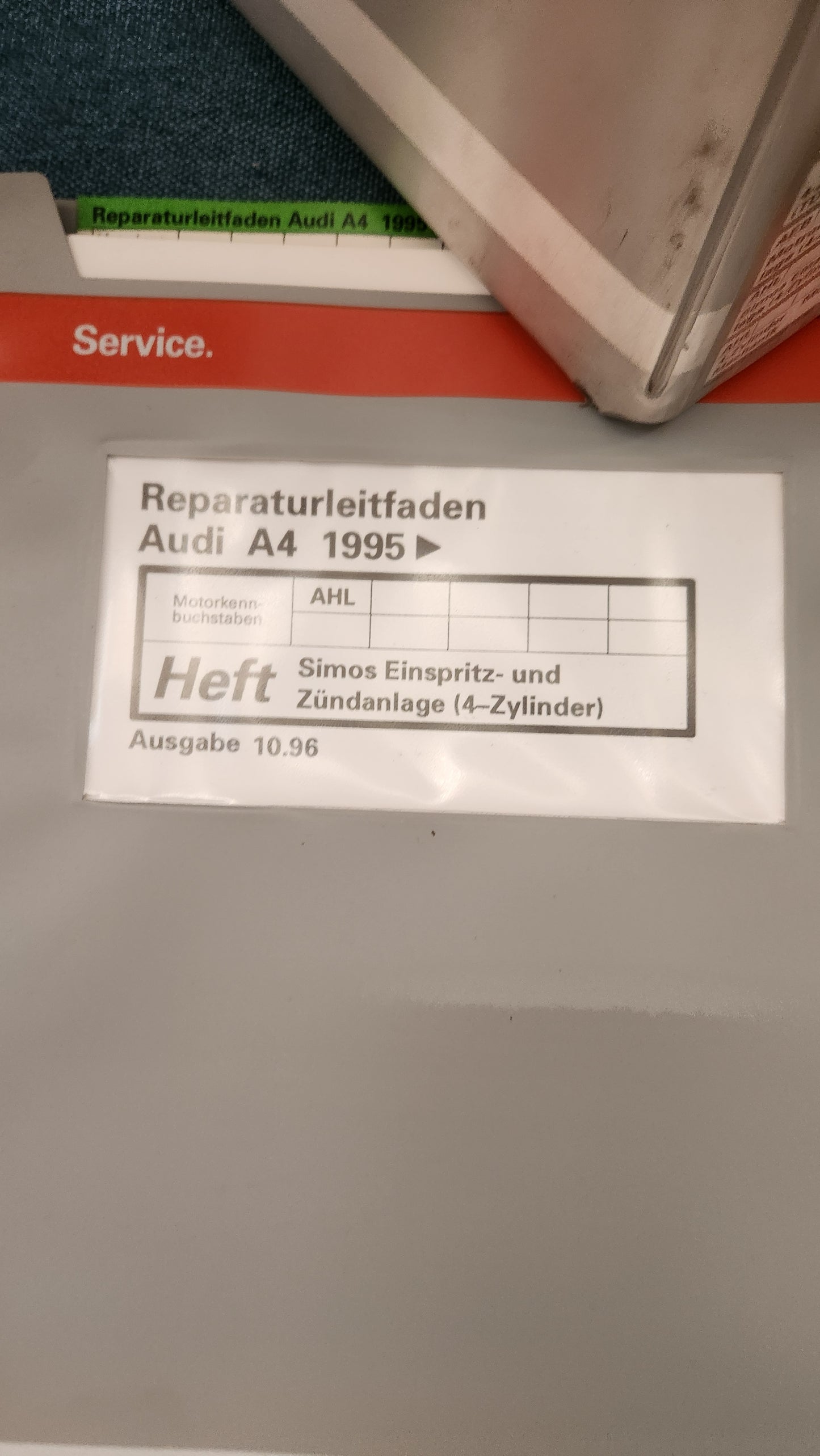Audi A4 B5 Reparaturleitfaden Werkstattbuch