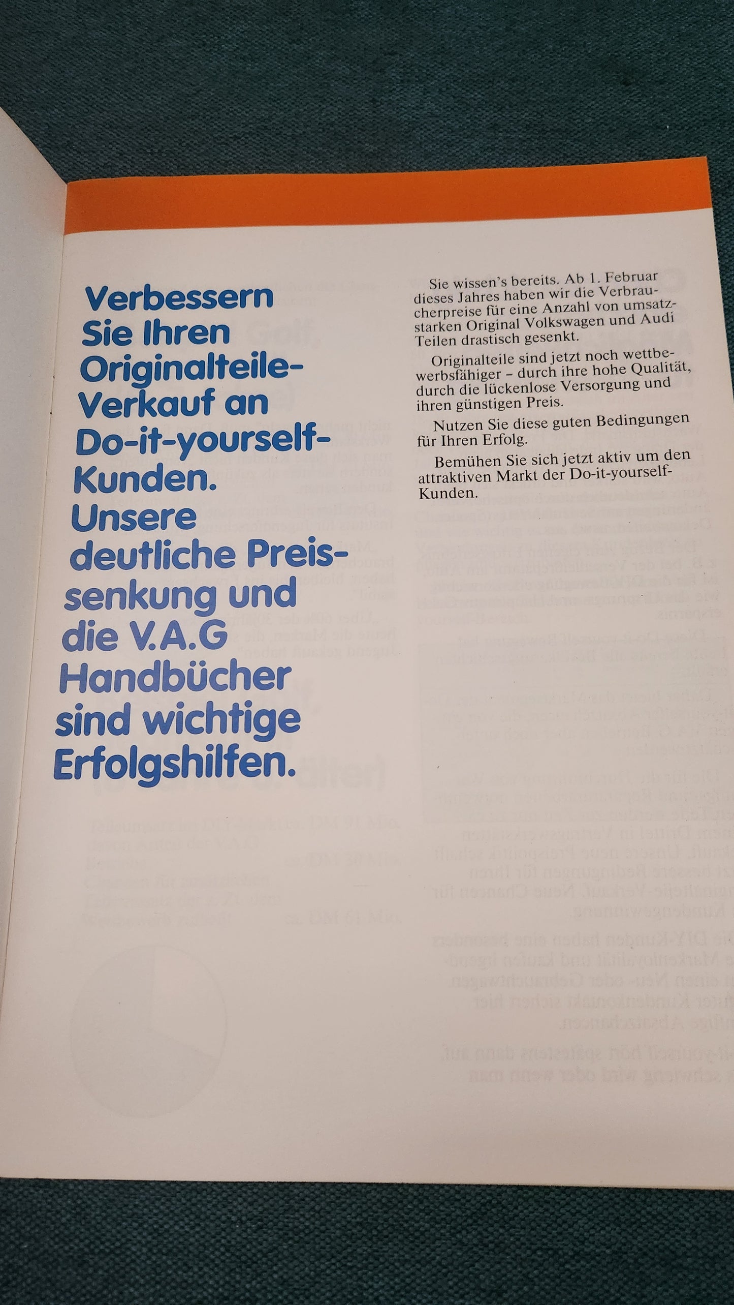 VAG manuals create contacts Workshop manual