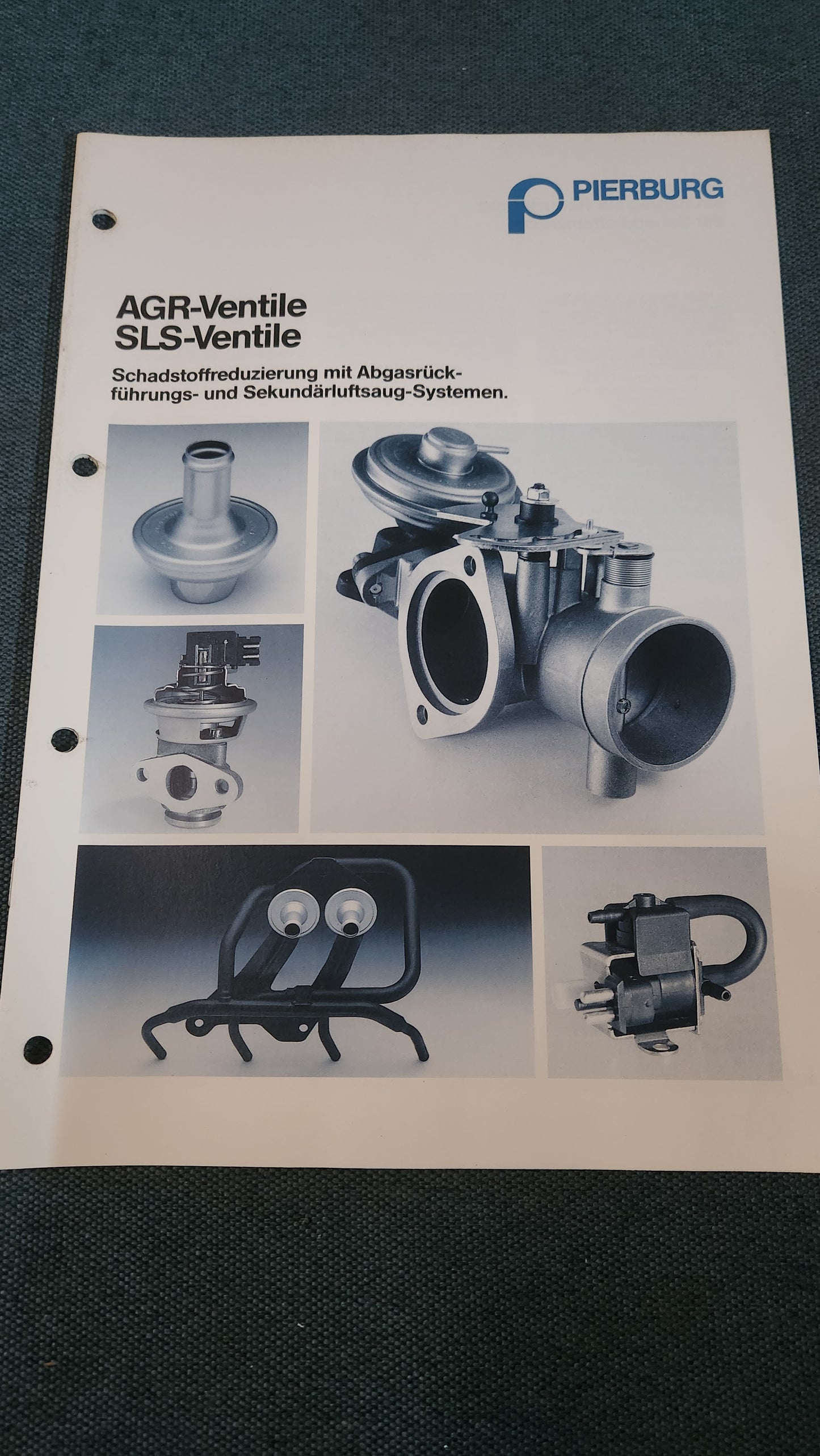 EGR/SLS valves Pierburg repair manual workshop manual