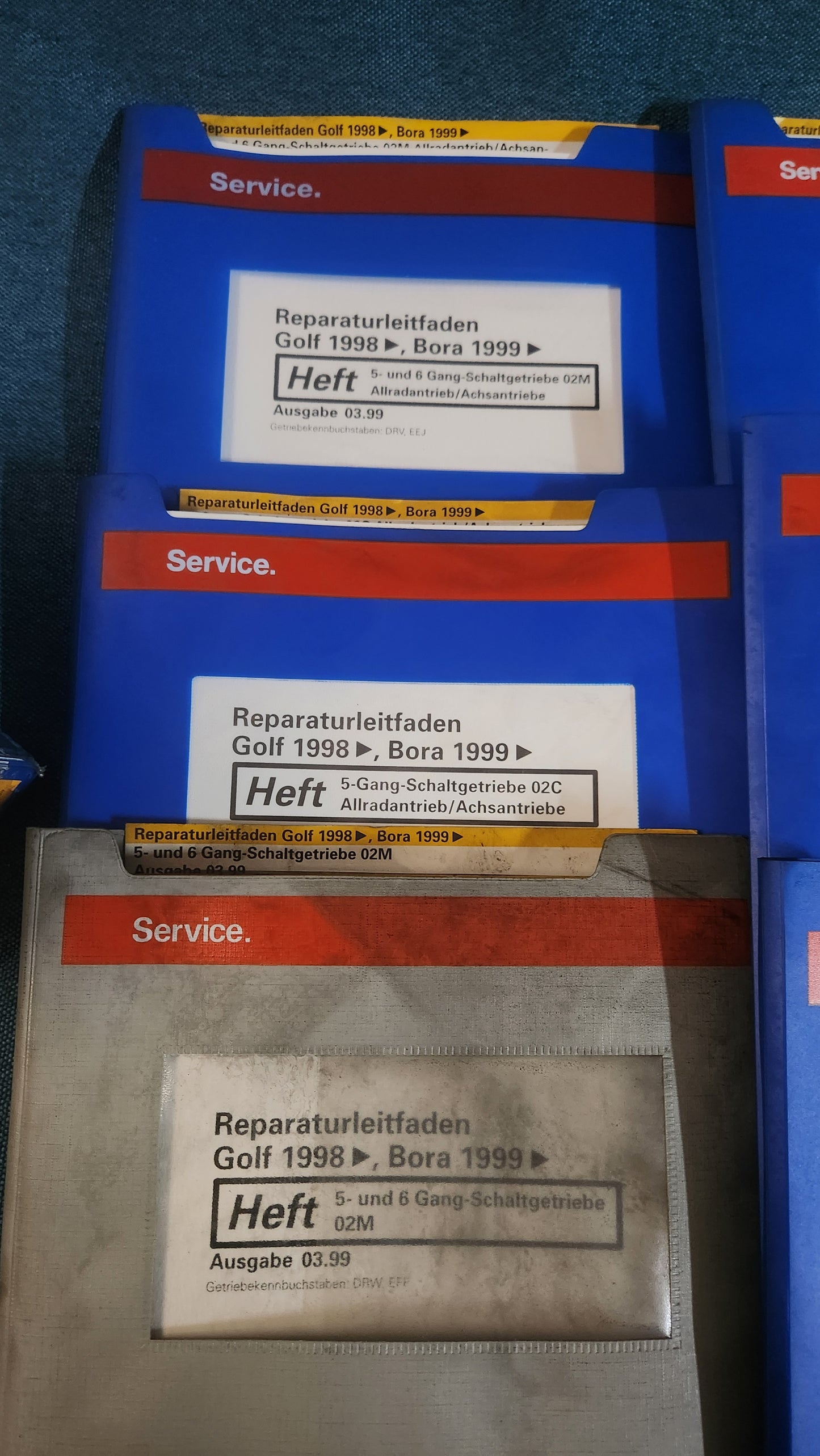 Golf 4/Bora Getriebe Reparaturleitfaden Werkstattbuch