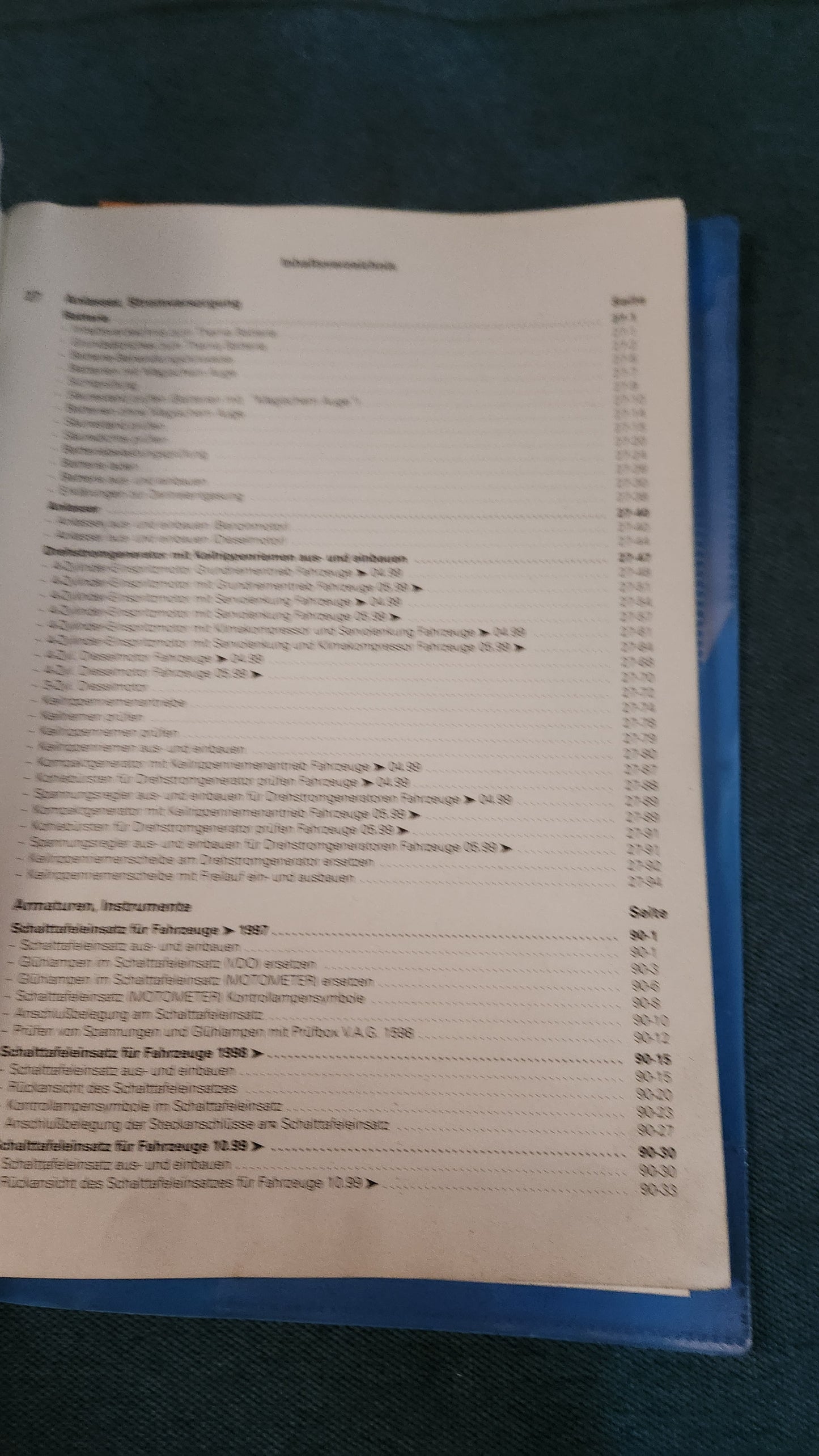 Polo 6N 1995 Elektrische Anlagen Reparaturleitfaden Werkstattbuch