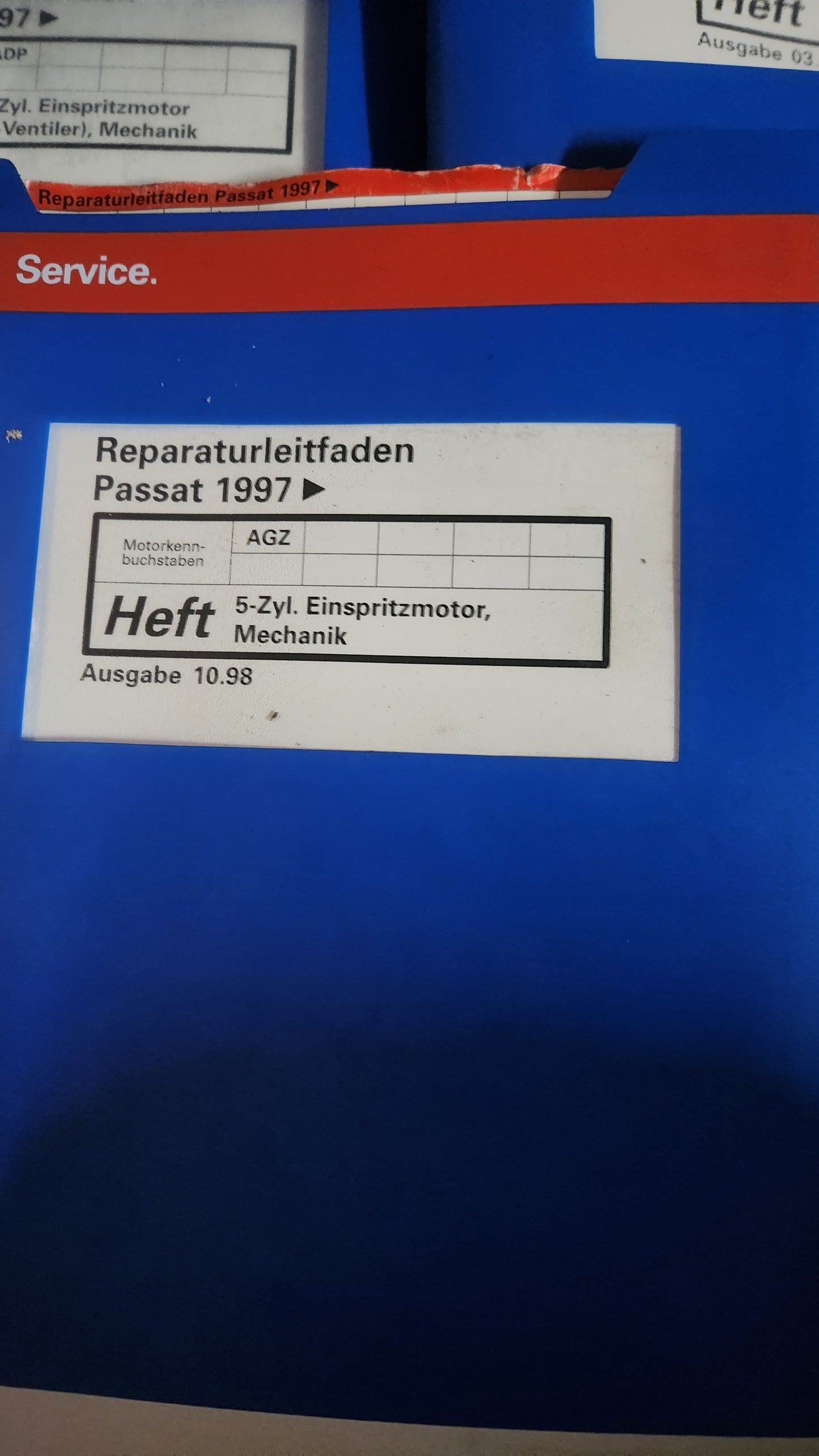 Passat 3B/BG Reparaturleitfaden Werkstattbuch
