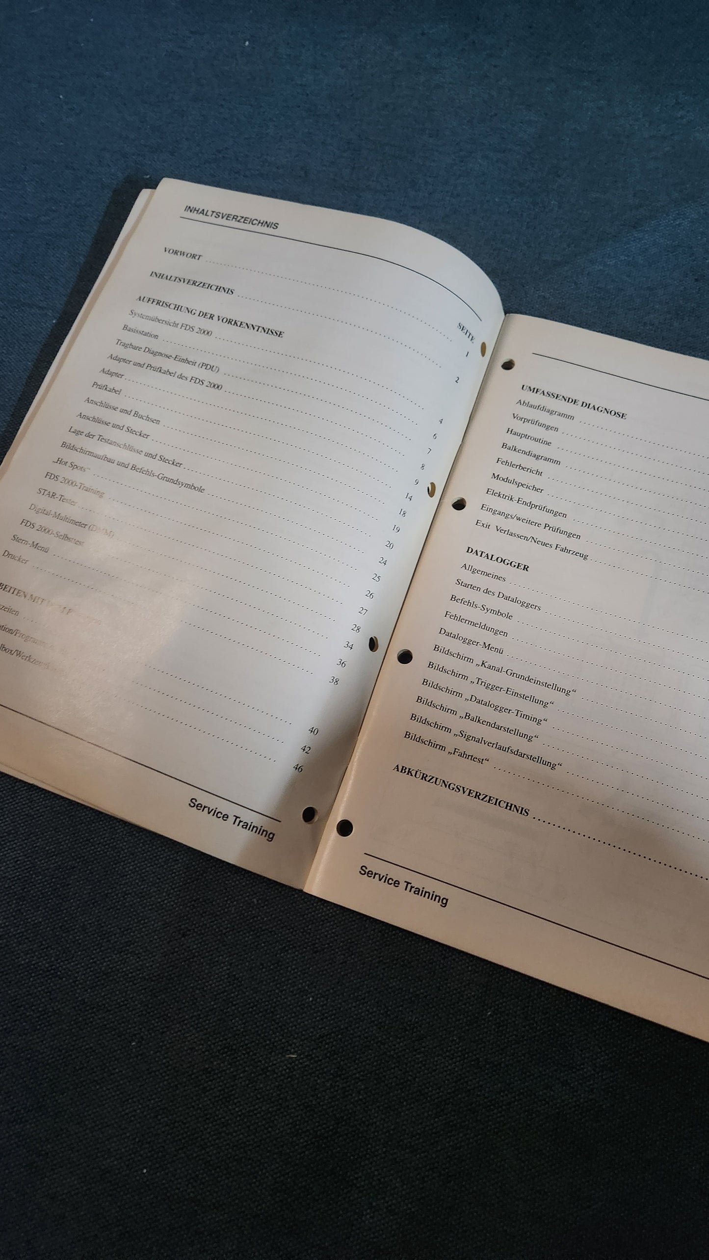 FDS 2000 Technical Service Training Workshop Manual Ford