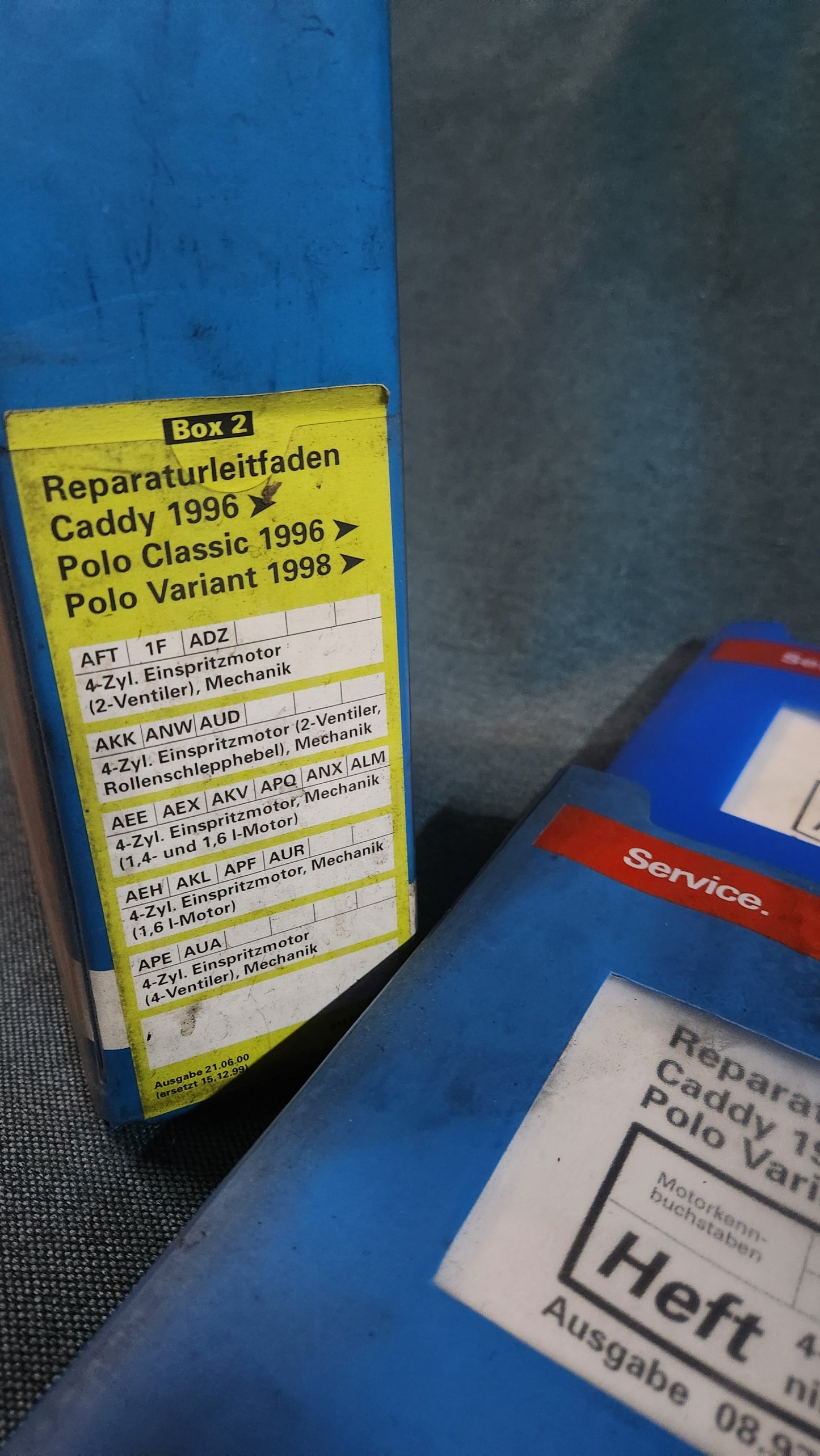 Polo 6N Typ3 Caddy 9KV Werkstattheft Reparaturleitfaden