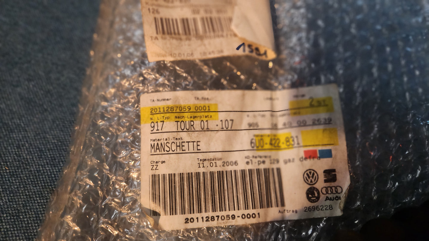 Polo 6N Lenkmanschette Faltenbalg Lenkgetriebe 6U0422831 Nos A2