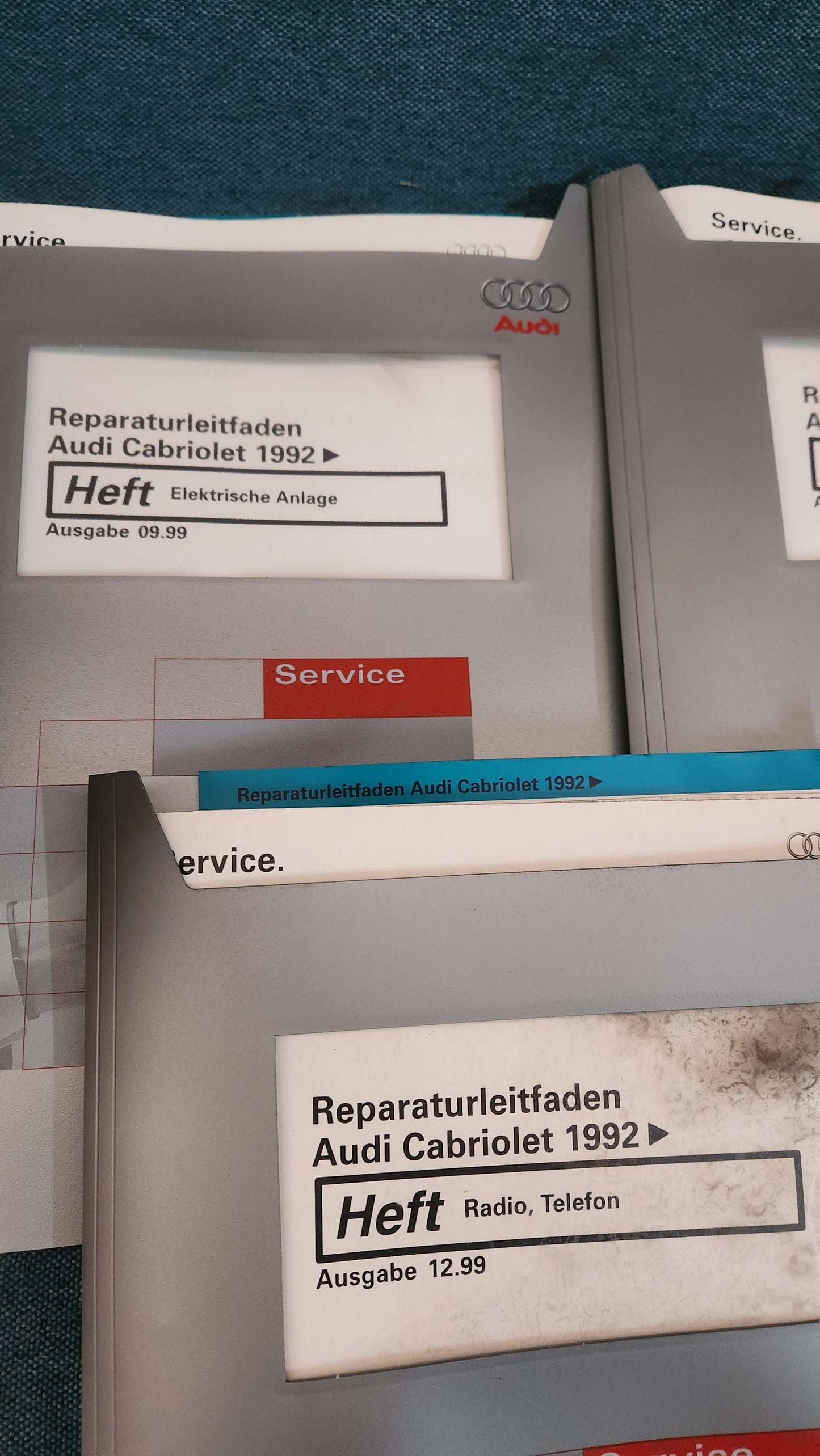 Audi 80 Cabriolet B4 Typ 89 Reparaturleitfaden Werkstattbuch