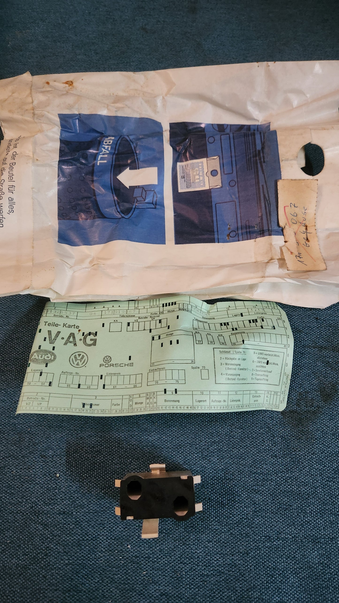 Lichtkanal Gehäuse Golf 1 Jetta 1 Caddy 14D 171919067 Nos S3