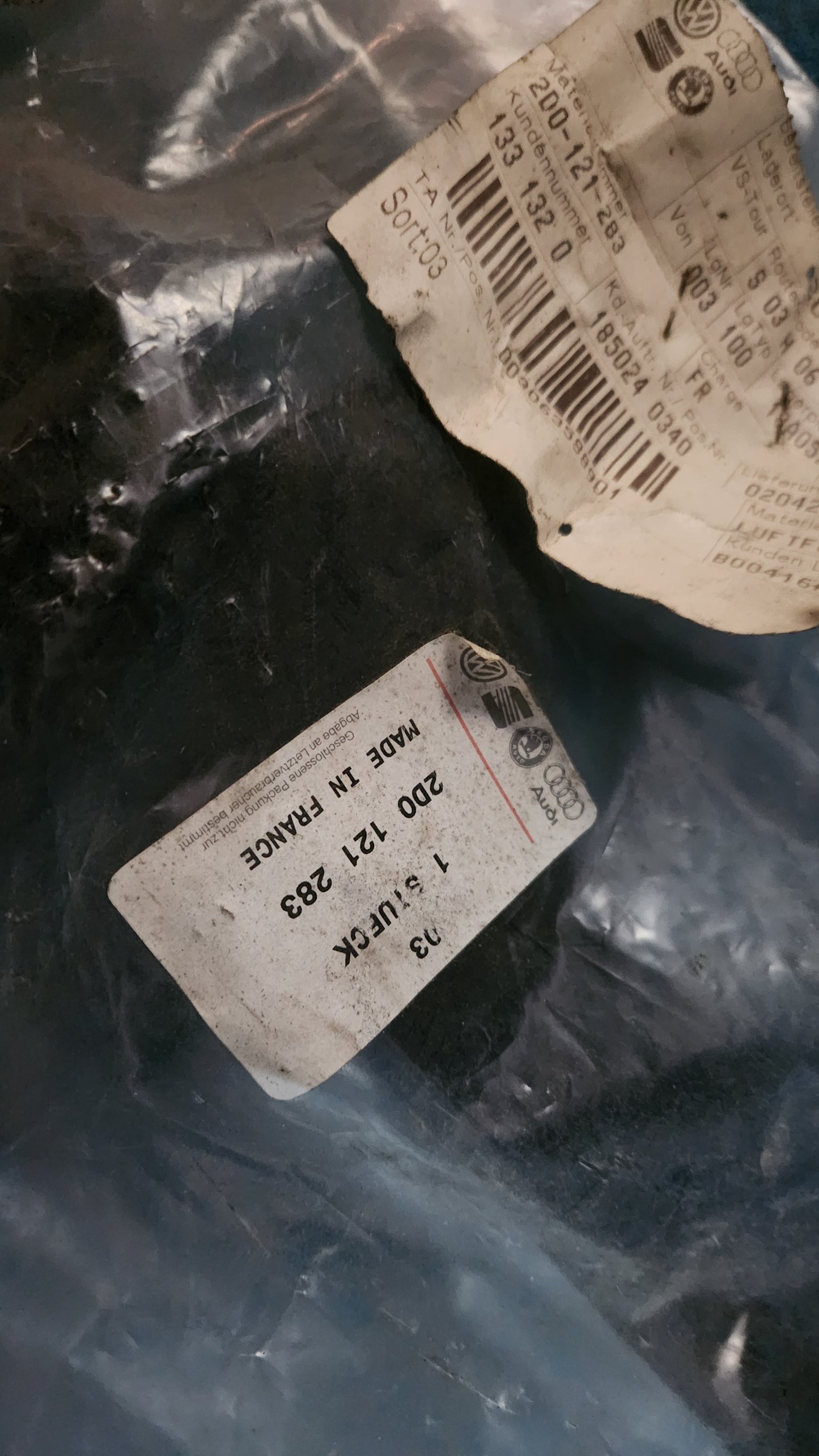 LT 4x4 Luftführungskanal Links Viscolüfter 2D0121283 Nos B2