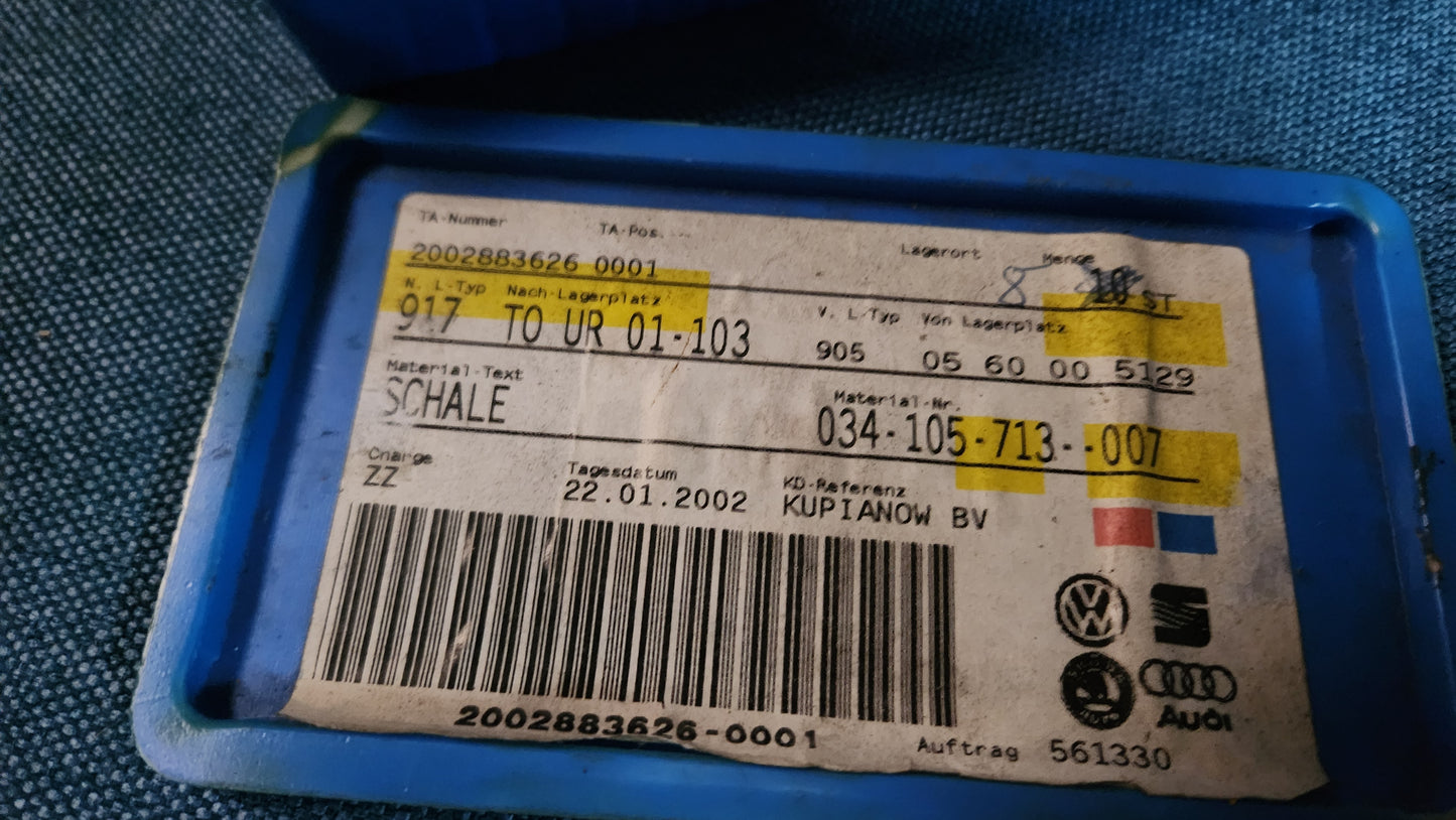 Vw Golf 2 G60 Lagerschalen Nos 034 105 713 Passat B1 B2 35I Corrado Scirocco 1 2 A1