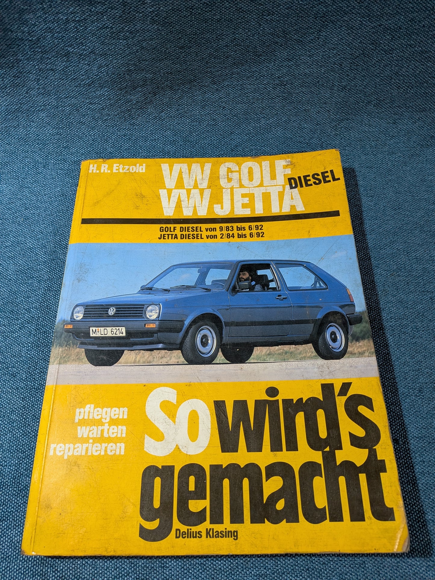 So wird's gemacht Golf/Jetta/2 Diesel Reparaturleitfaden Werkstattbuch