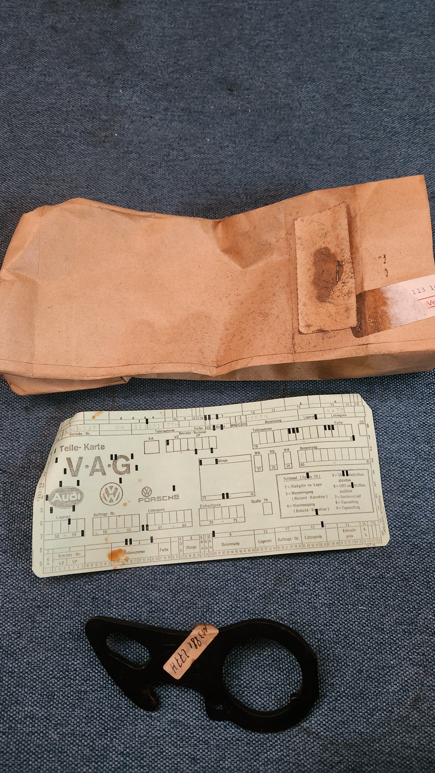 Sitzhaken Käfer Typ 1 113881277H Nos S2