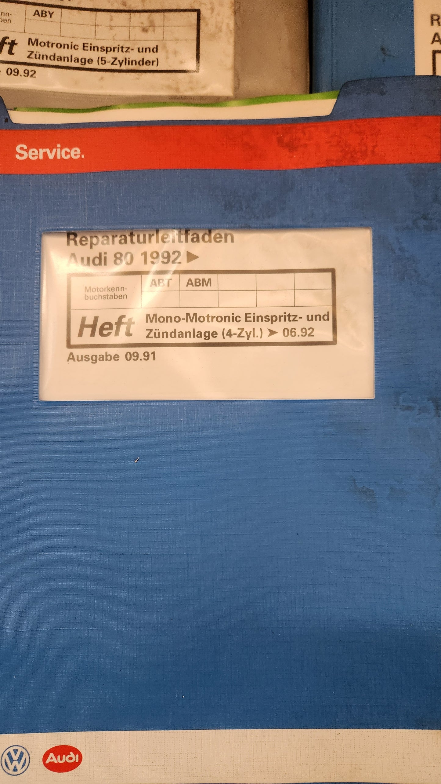 Audi 80 B4 Reparaturleitfaden Werkstattbuch