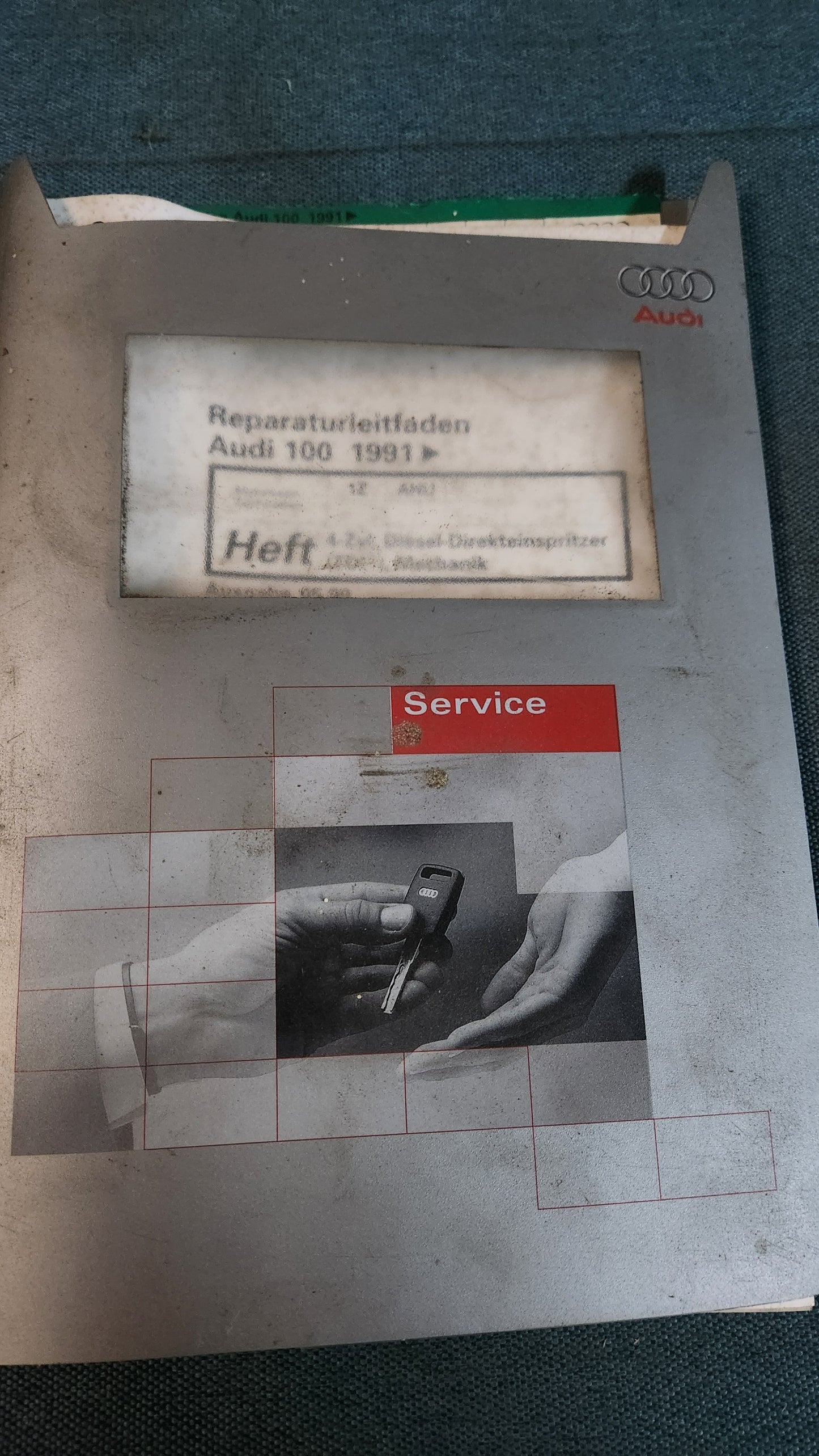 Audi 100 C4 1Z AHU Motor Reparaturleitfaden Werkstattbuch