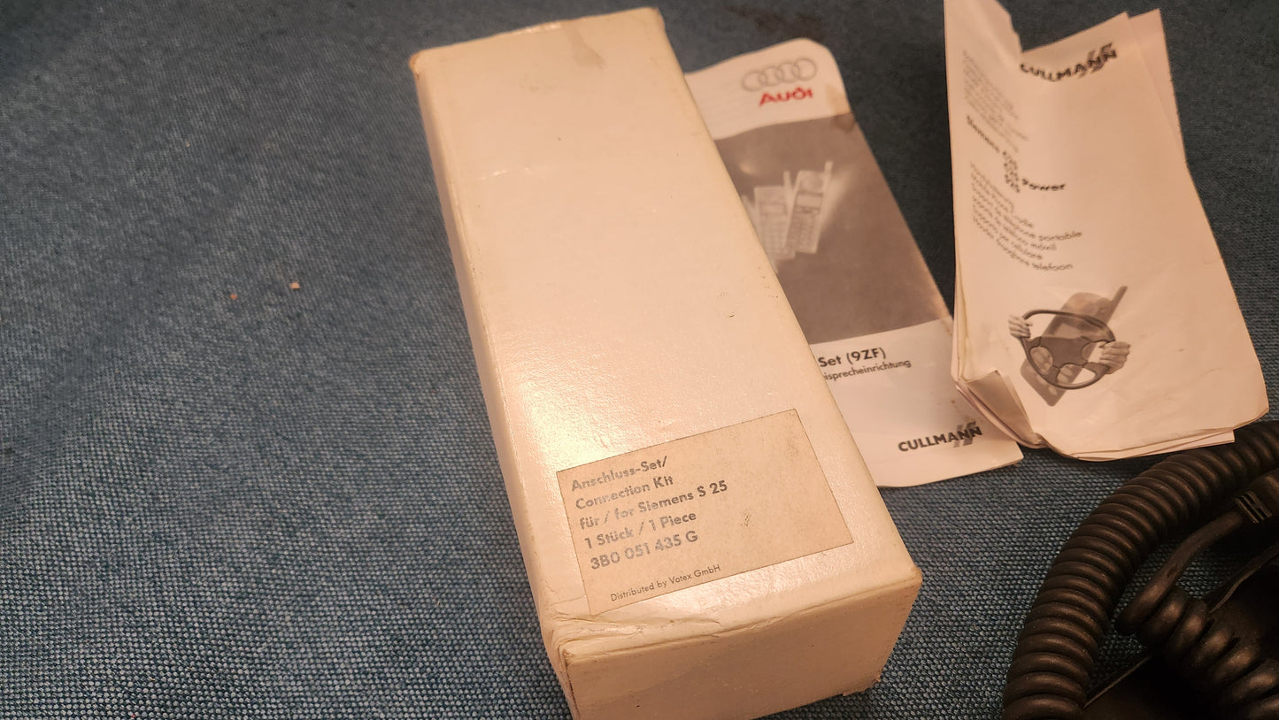 Anschluss Set Freisprecheinrichtung Passat 3B B5 Audi A8 A6 A4 3B0051435G Nos A1