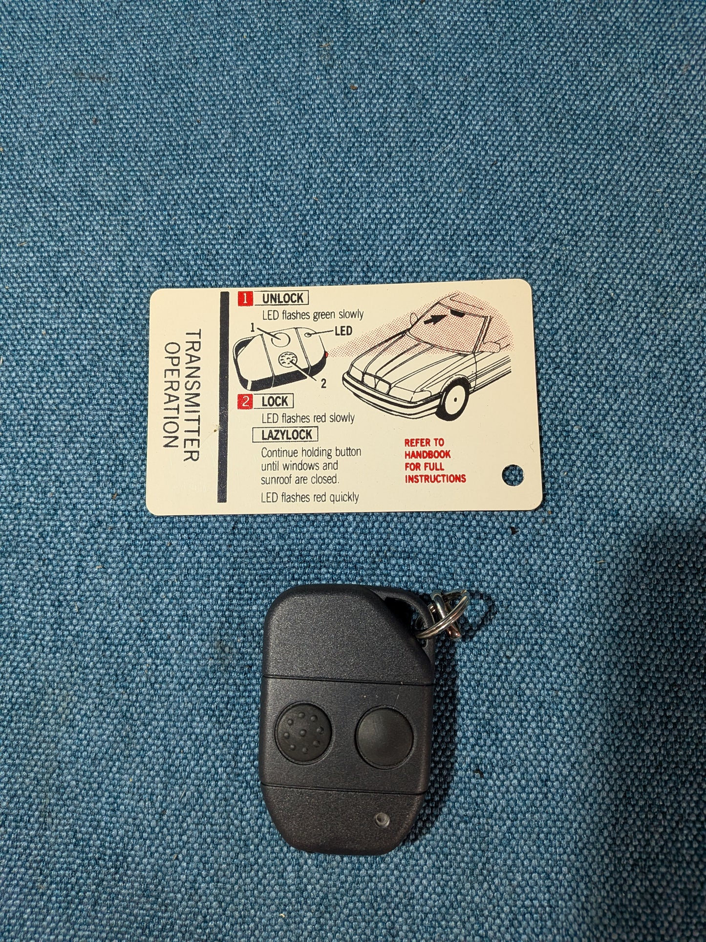 Fernbedienung Rover 200/400/800 YWX10004 NOS A16