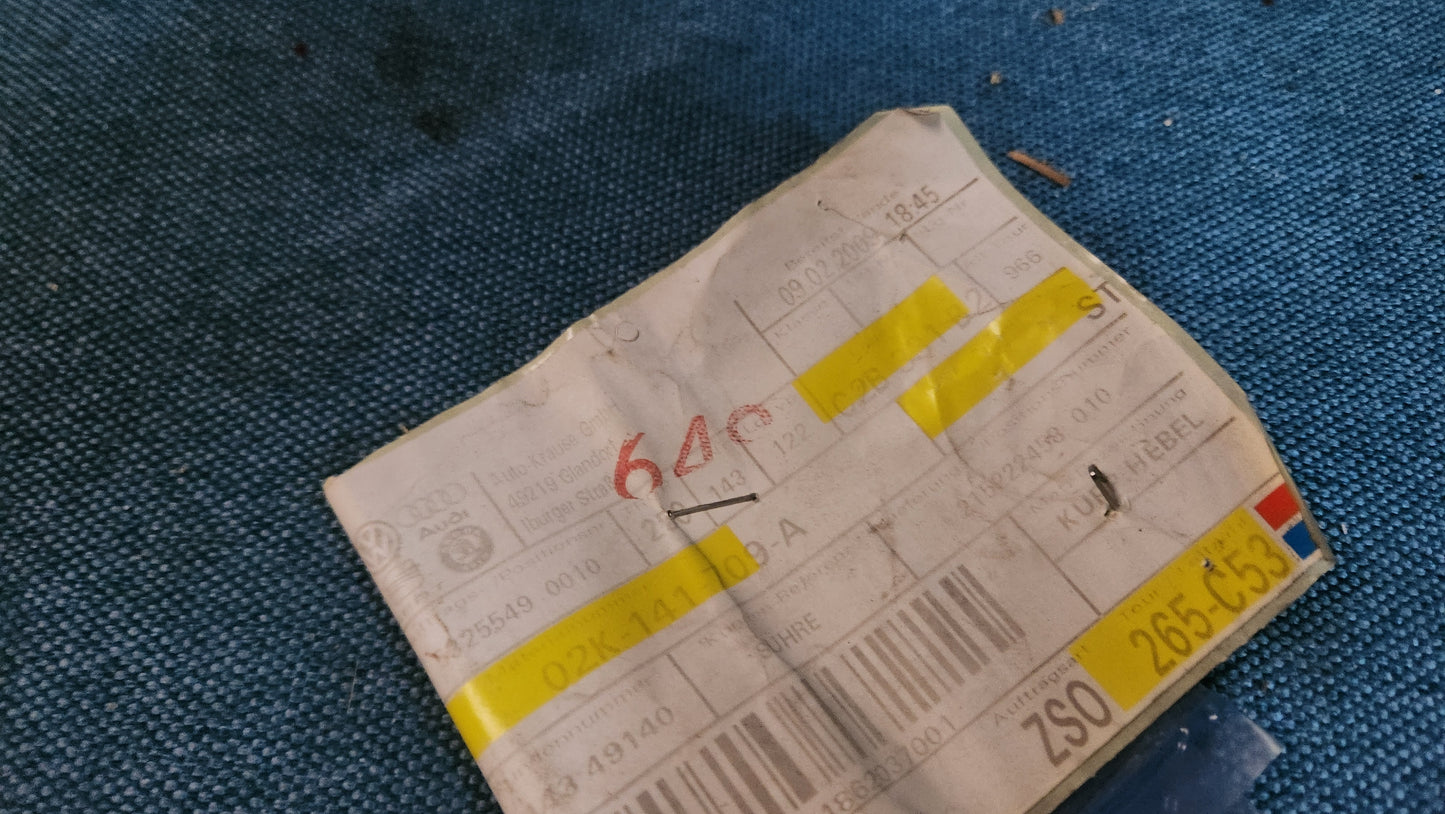 Audi A3 Golf 1 2 3 4 Caddy 1 Kupplungshebel 02k141709a Nos A1