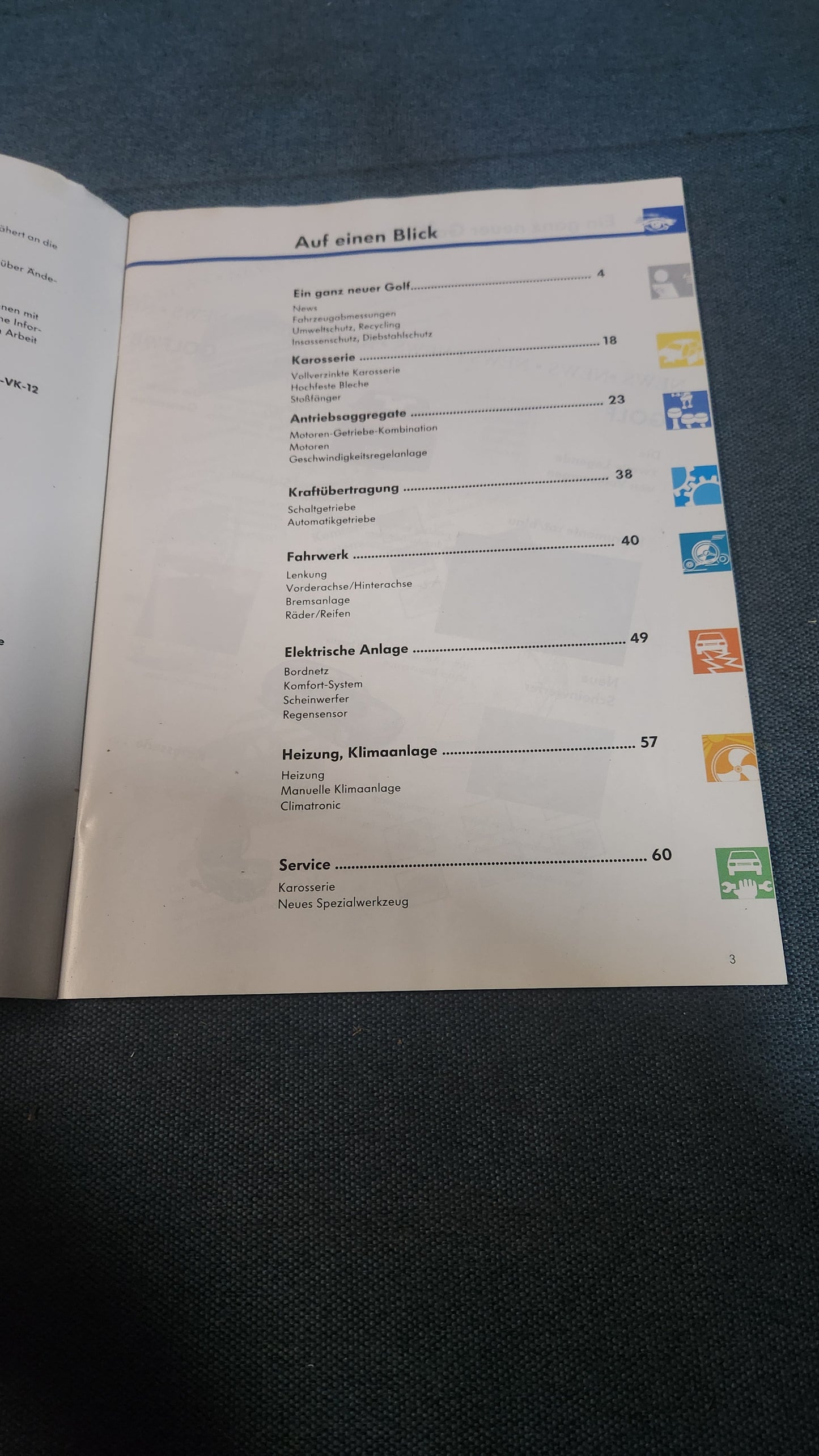 Golf 4 98 Konstruktion und Funktion Selbststudienpogramm Nr. 200 Reparaturleitfaden Werkstattbuch