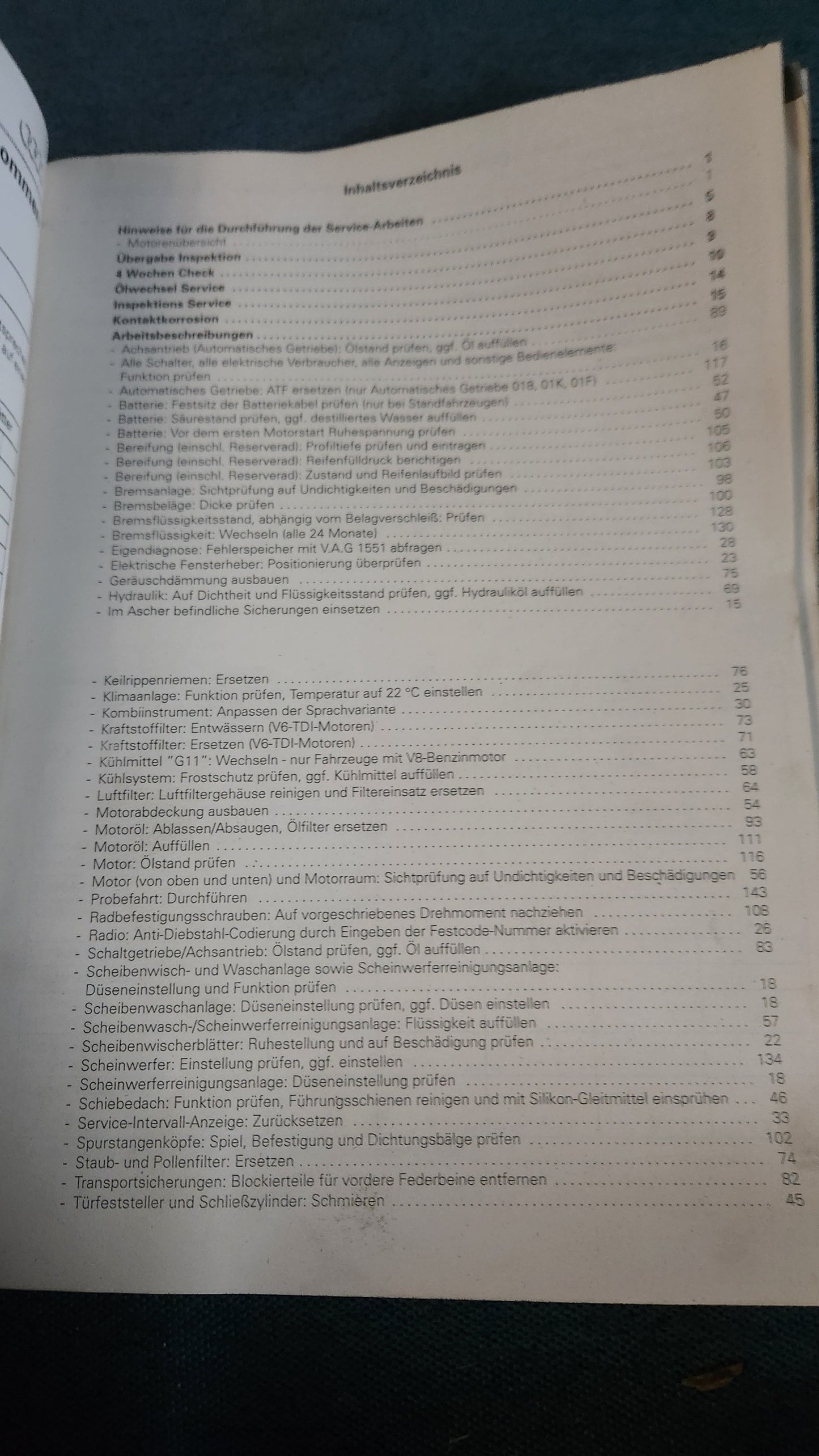 Audi A8 D2 Instandhaltung genau genommen Reparaturleitfaden Werkstattbuch
