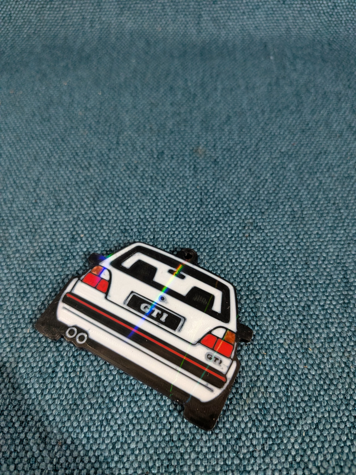 Schlüsselanhänger Golf 2 Original Rückleuchten GTI 3D Druck