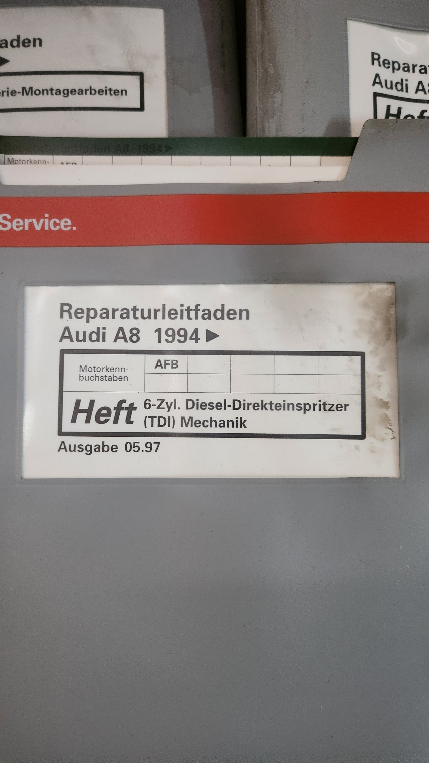 Audi A8 Reparaturleitfaden Werkstattbuch