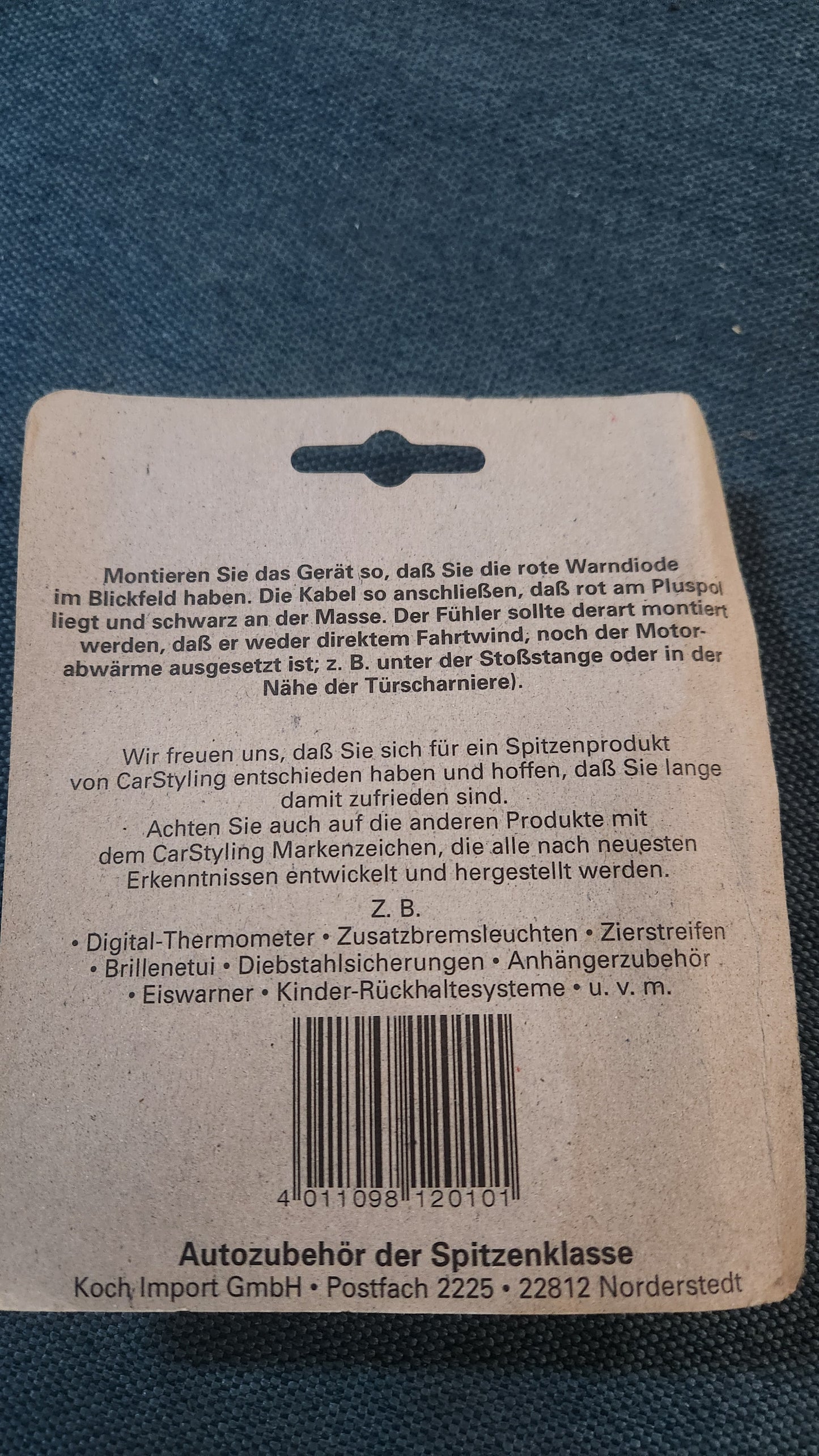Eiswächter Eiswarner Retro Car Modul 80s Universal