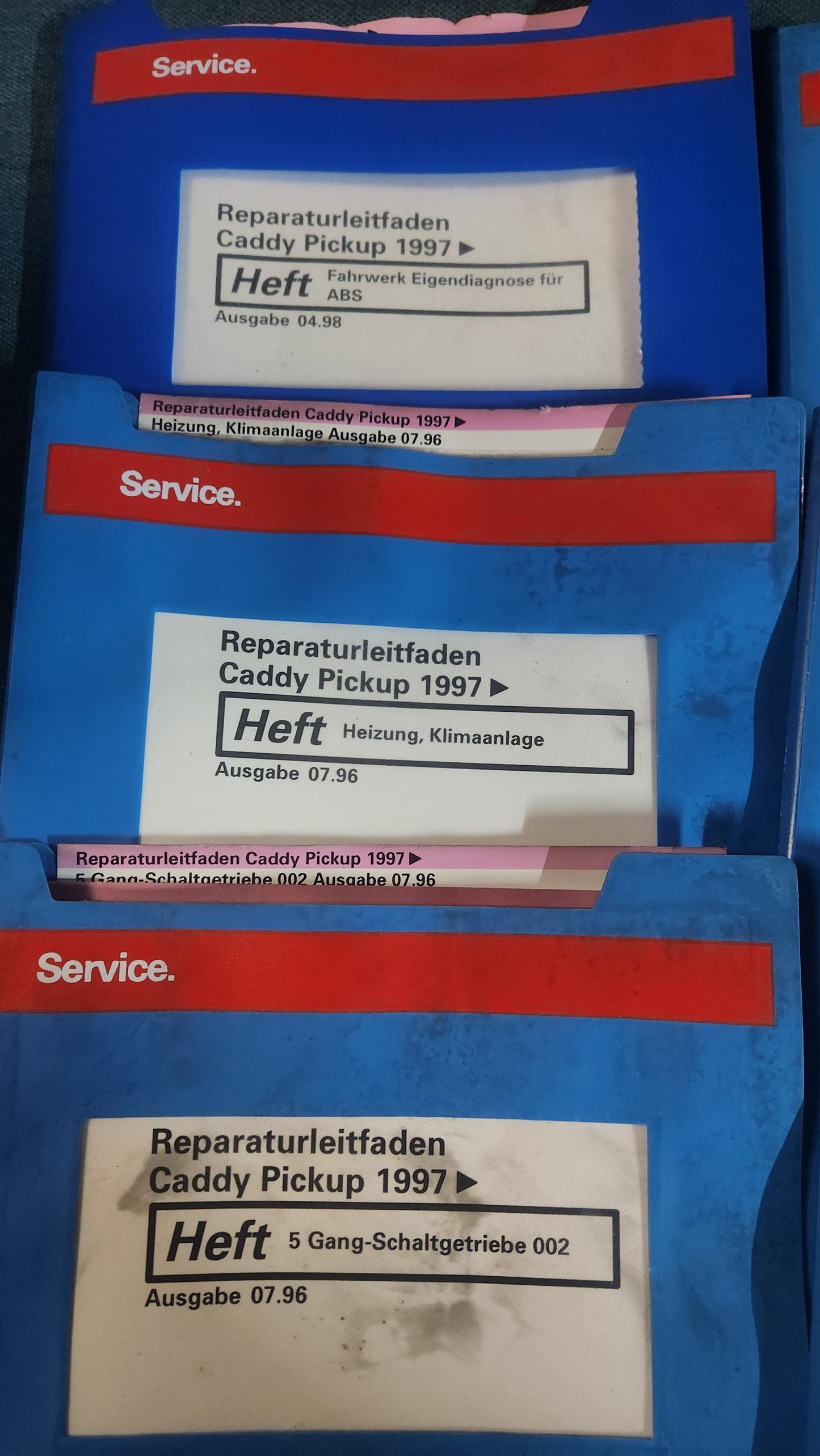Caddy 9KV Reparaturleitfaden Werkstattbuch