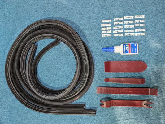 Golf 2 & Jetta 2 roof trim molding roof rail repair kit seal new ref. 191853705/191853706