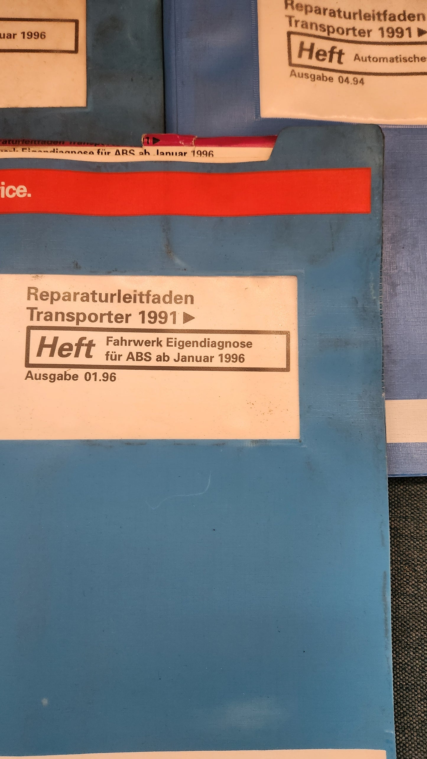 T4 Bus Reparaturleitfaden Werkstattbuch Z2