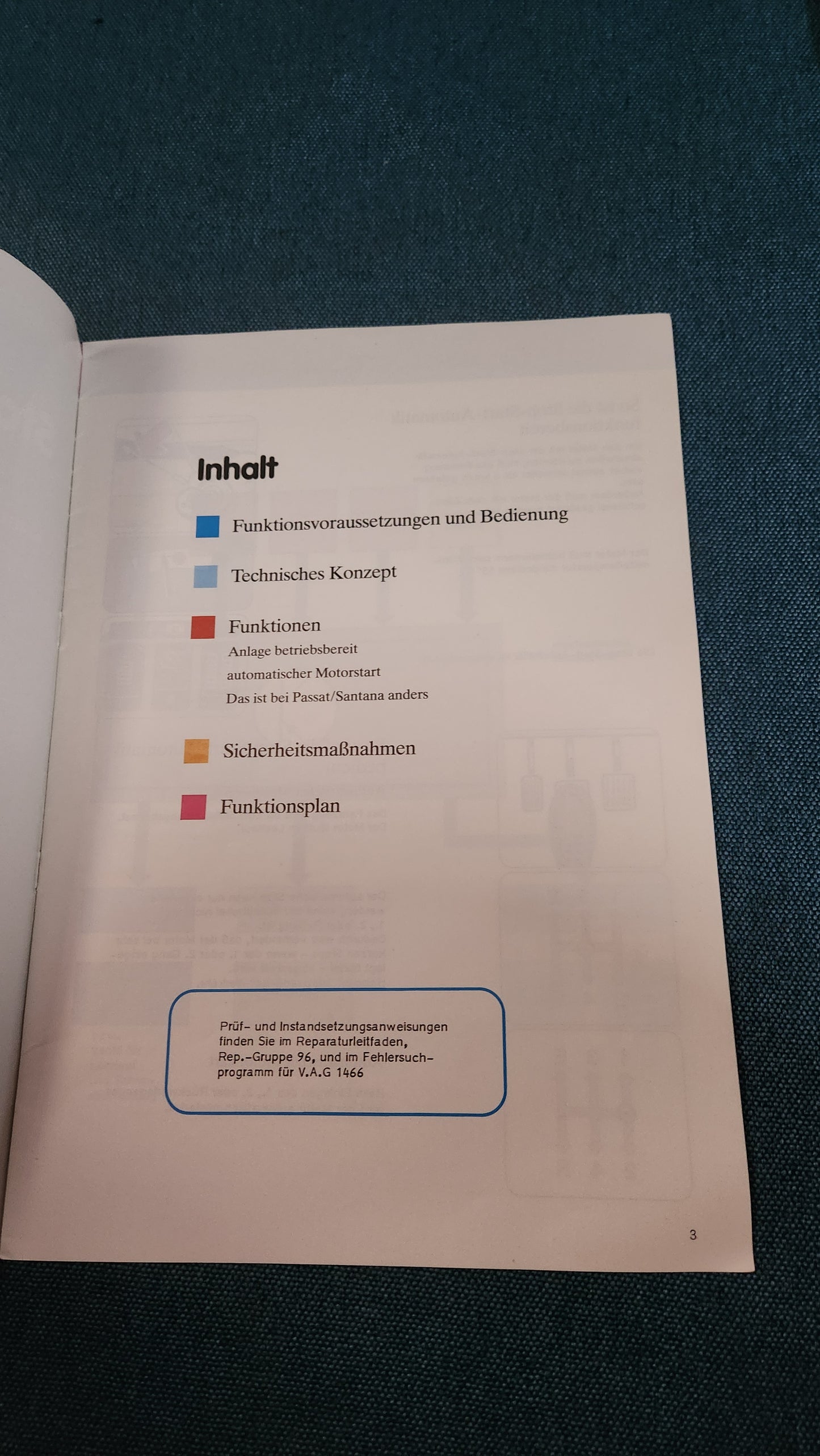Stop/Start Automatik Selbststudienpogramm Nr. 58 Werkstattbuch Reparaturleitfaden