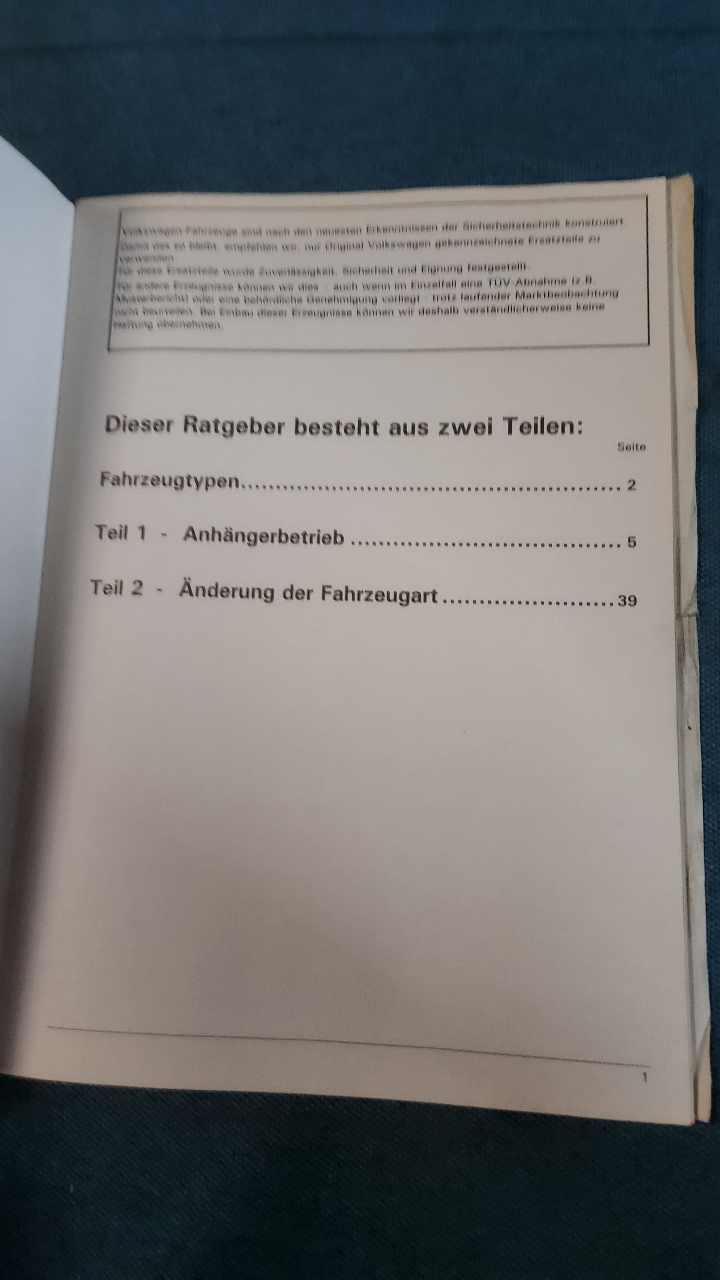 Ratgeber Anhängerbetrieb Bora Golf 3/4 Caddy 9KV Passat B3 35I 3B Polo 6N Vento Werkstattbuch Reparaturleitfaden