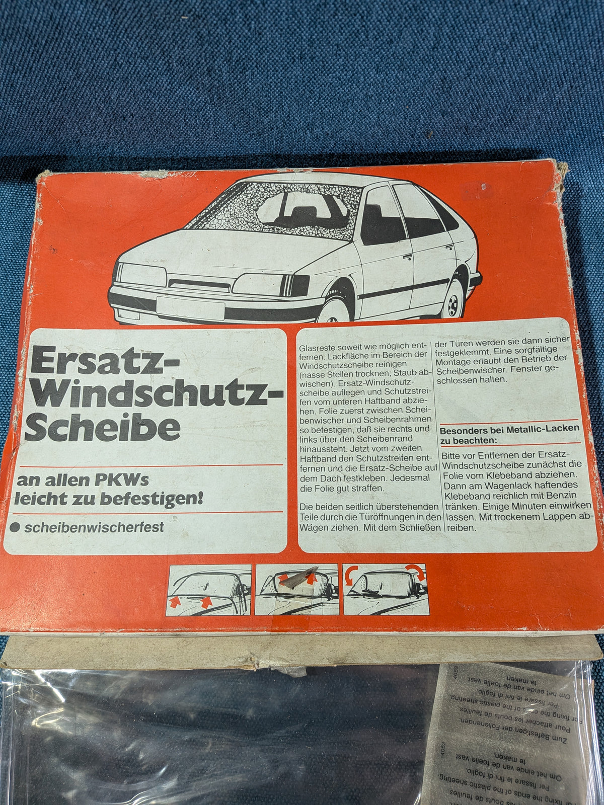 Replacement Windshield Universal Classic Car NOS/New F10