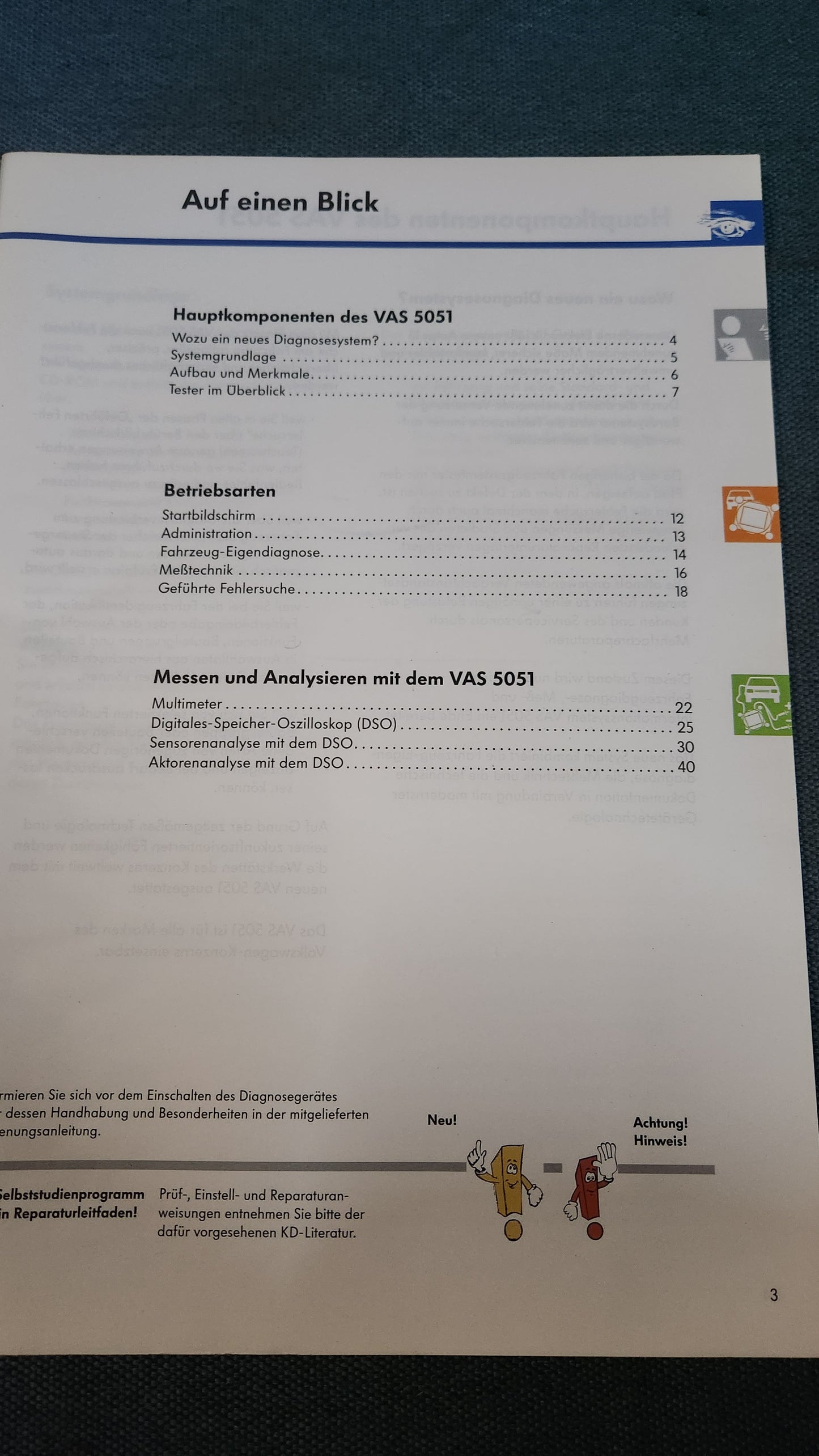Fahrzeugdiagnose- Meß-und Informationssystem VAS 5051 Selbststudienpogramm Nr.202 Werkstattbuch