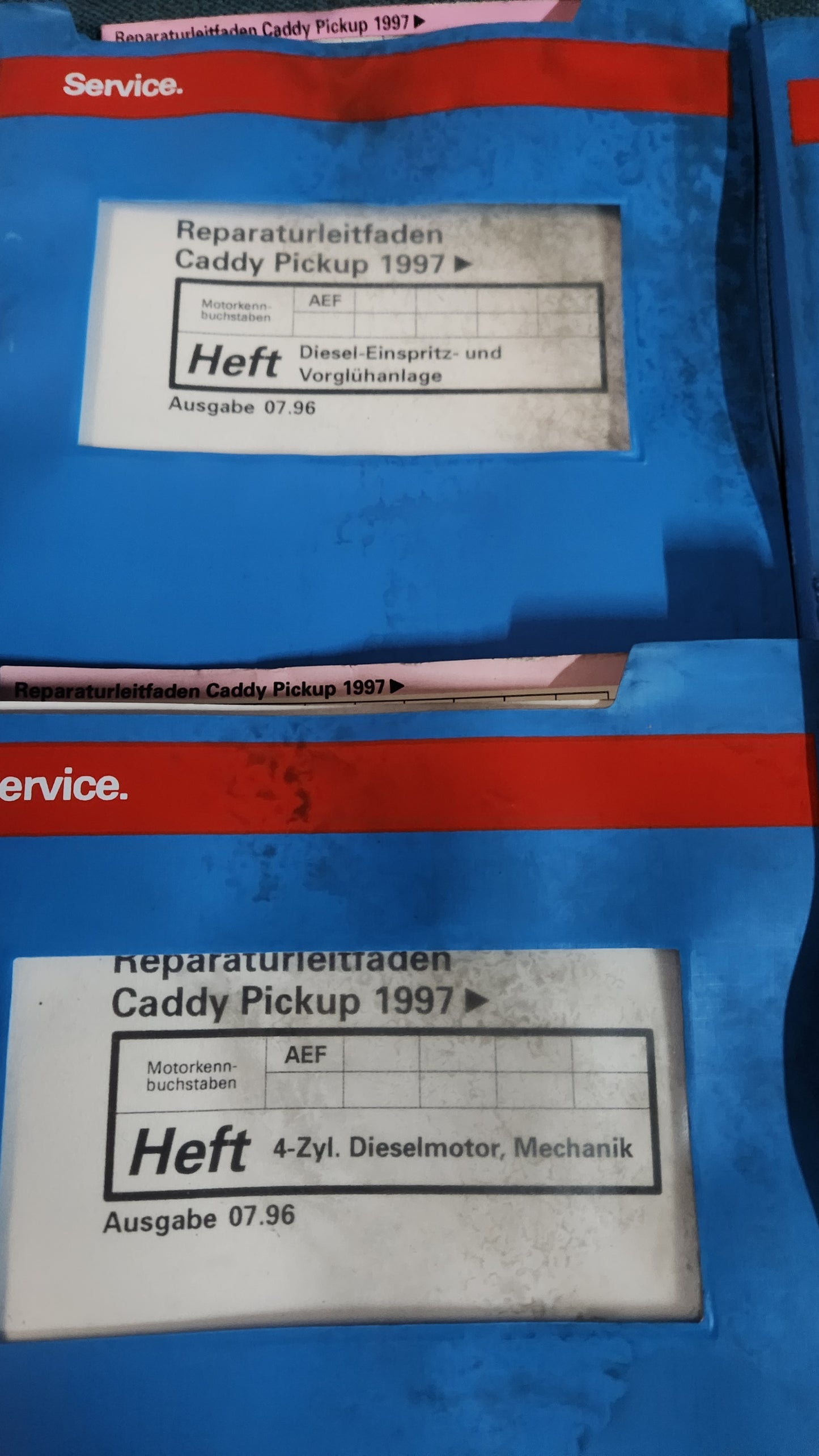 Caddy Pickup 9KV Reparaturleitfaden Werkstattbuch