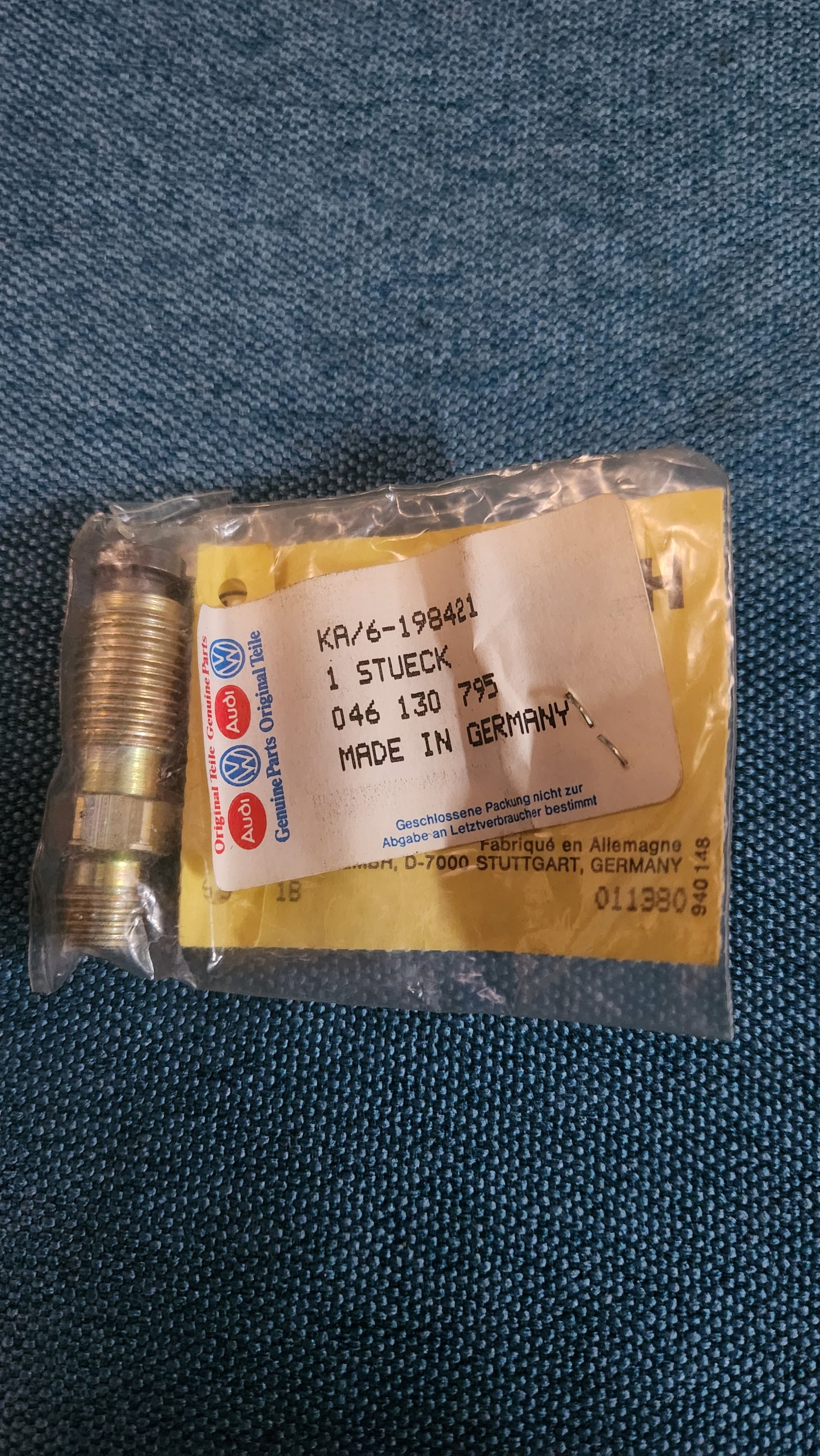 Connection nipple high pressure pump T4 Bus/Audi 100/200/A6/S6/C4/Quattro Eurovan 046130795 Nos M8