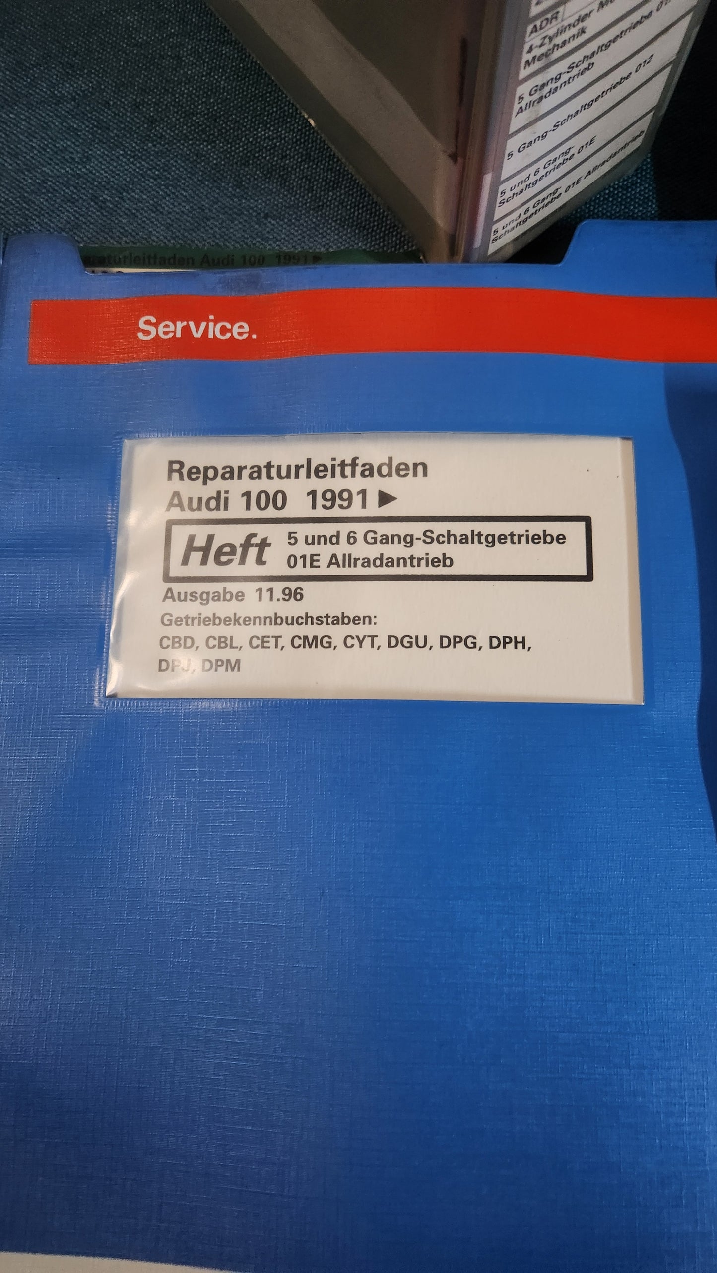Audi 100 C4 Repair Manual Workshop Manual Z3