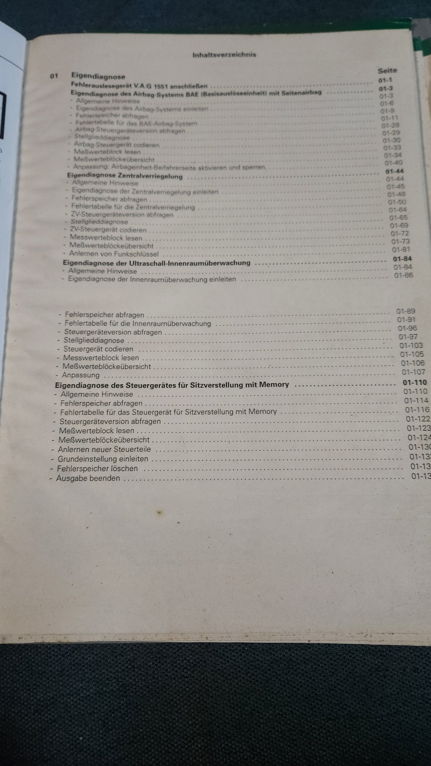 Audi A6 C5 Karosserie Eigendiagnose Reparaturleitfaden Werkstattbuch
