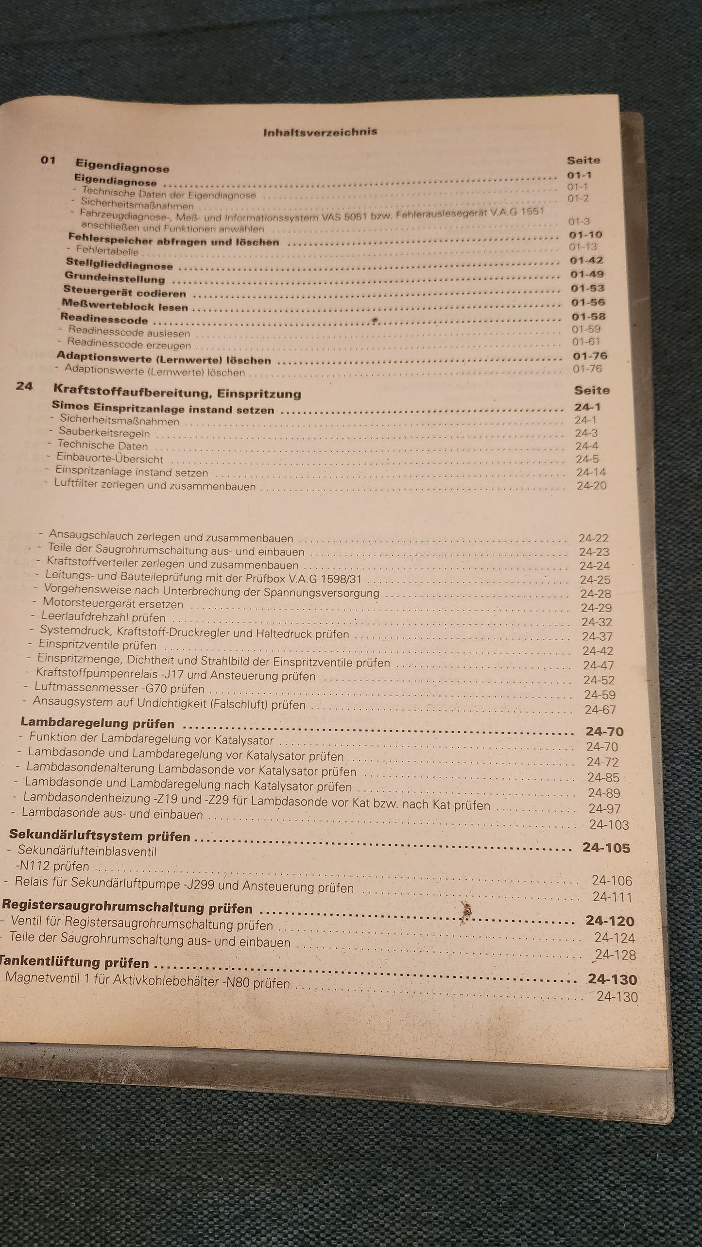 Audi A4 B5 ANA Motor Reparaturleitfaden Werkstattbuch