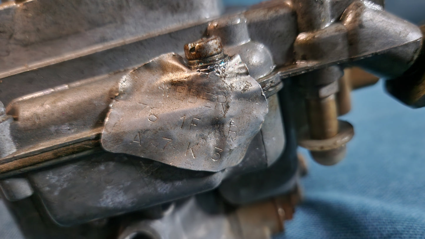 Ford Fiesta XR2 Vergaser Weber 781FAB 1300